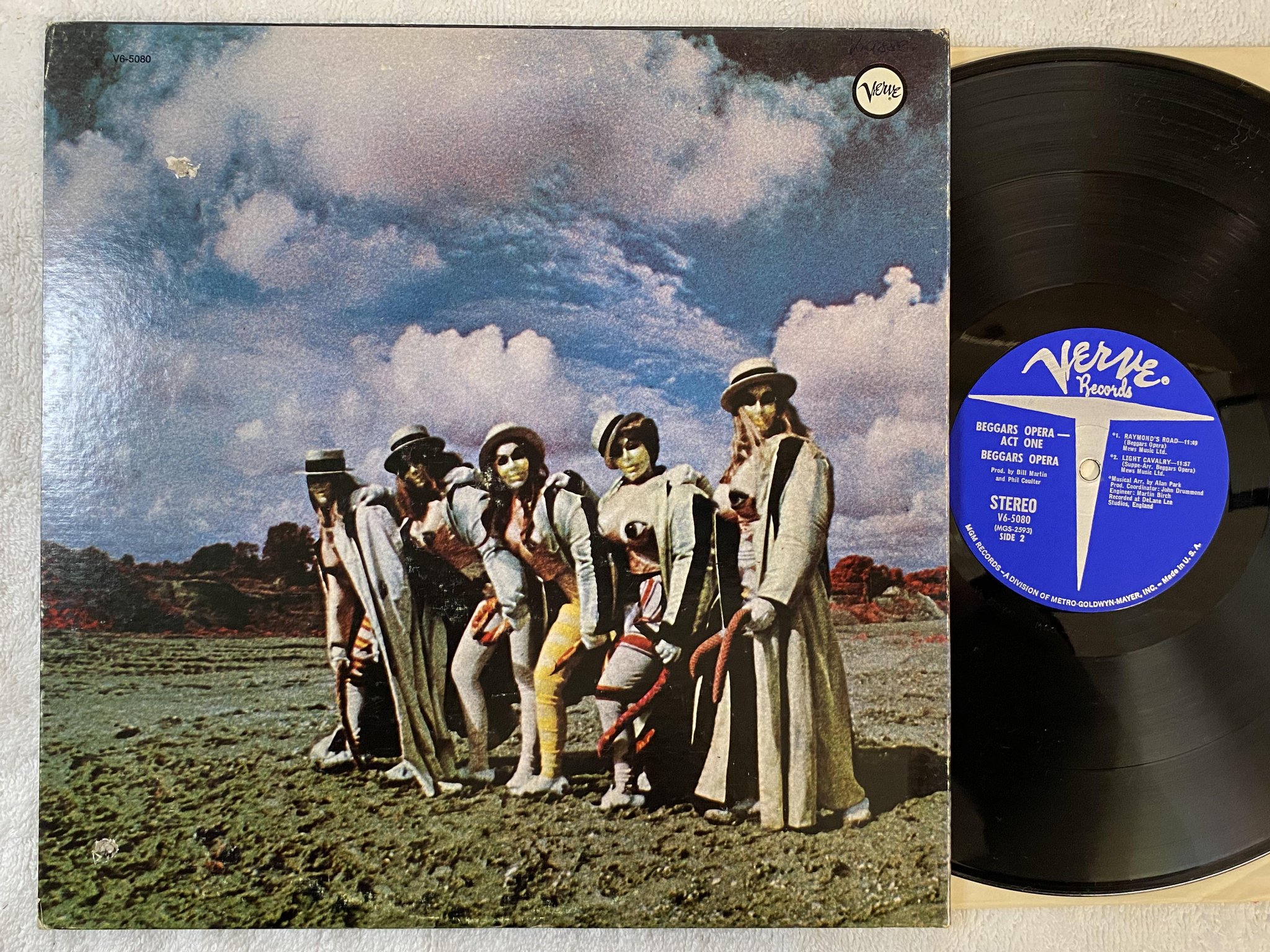 Omslagsbild för skivan BEGGARS OPERA act one LP -70 US VERVE V6 5080 *** PROG ROCK ***