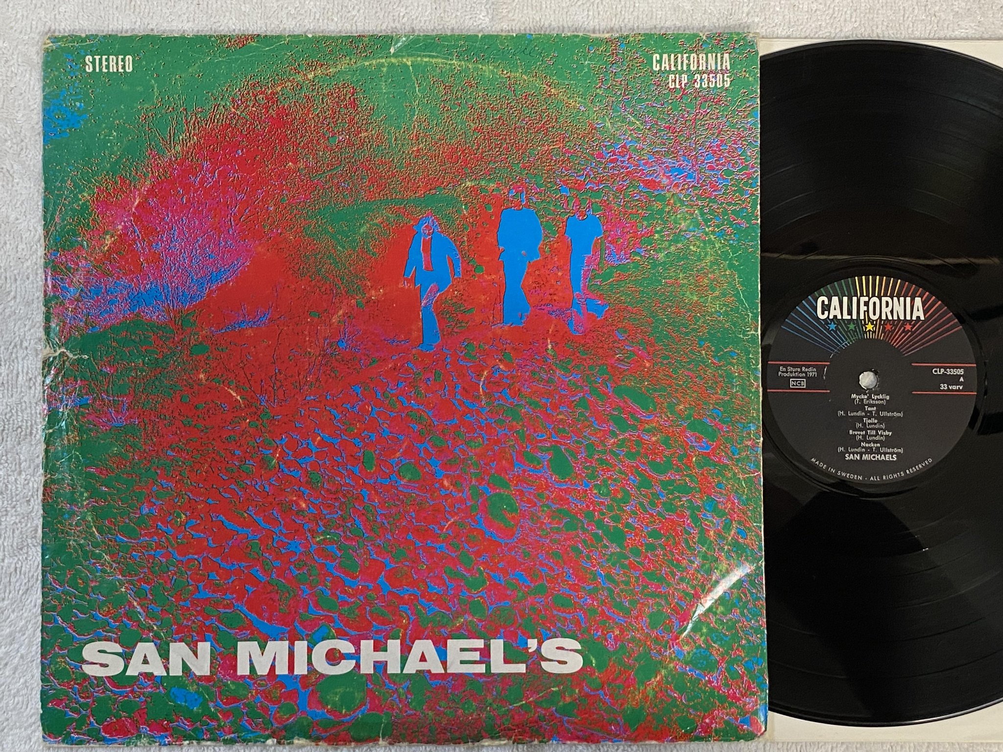Omslagsbild för skivan SAN MICHAELS s/t LP -71 CALIFORNIA CLP 33505 *** MEGA RARE PROG ROCK ***