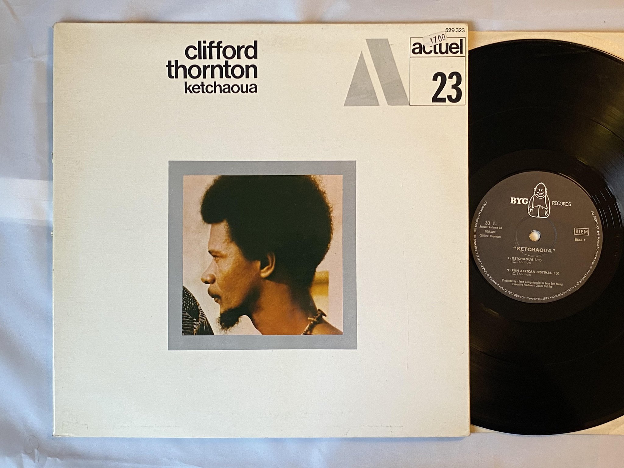 Omslagsbild för skivan ART ENSEMBLE OF CHICAGO Ketchaoua LP -69 Fra BYG 529323