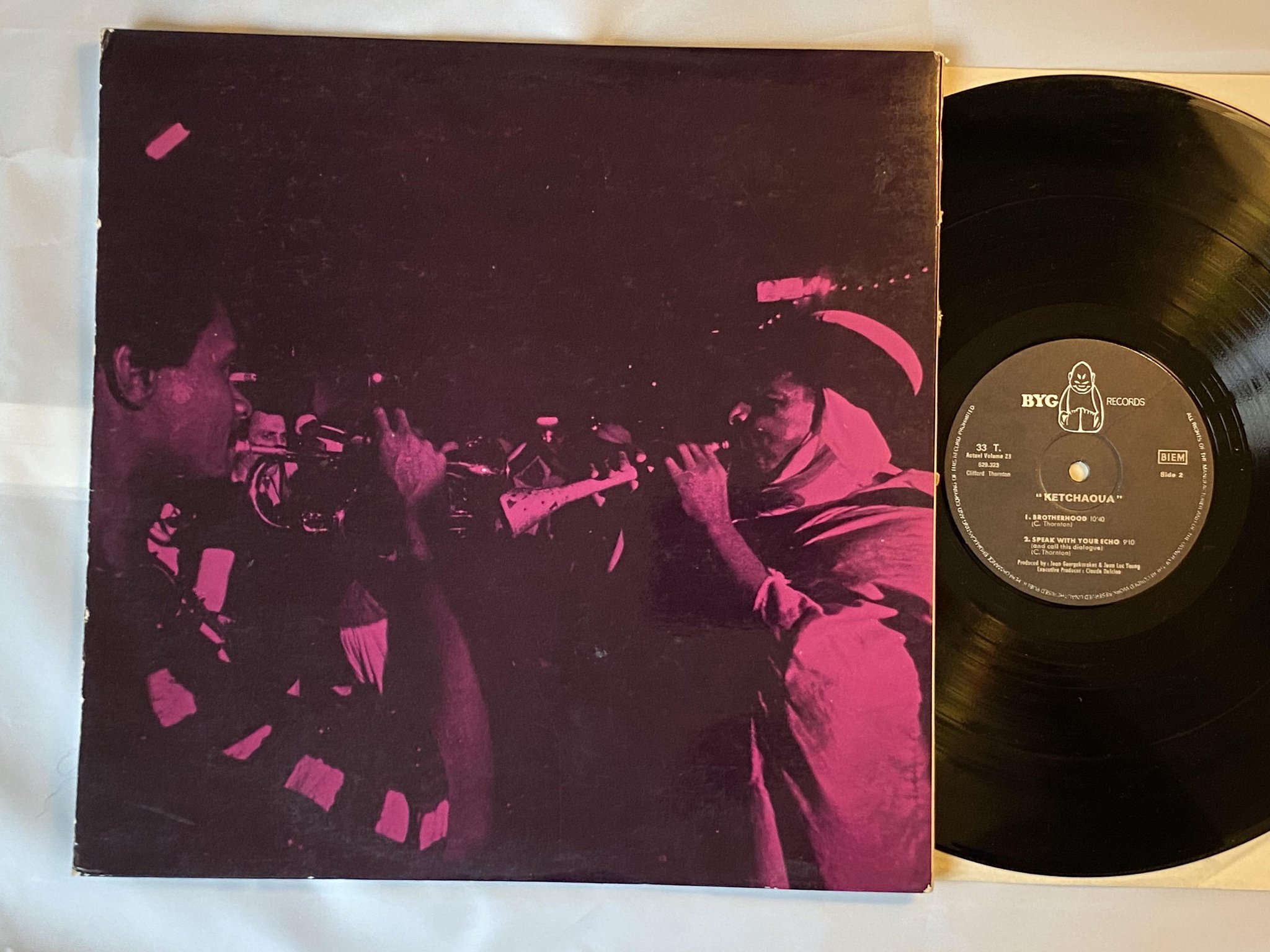 Omslagsbild för skivan ART ENSEMBLE OF CHICAGO Ketchaoua LP -69 Fra BYG 529323