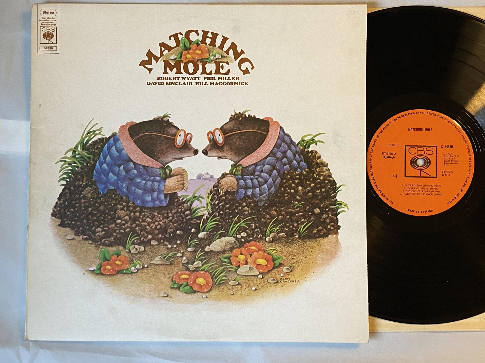 Omslagsbild för skivan MATCHIING POLE s/t LP -72 UK CBS S 64850 *** jazz-psych ***