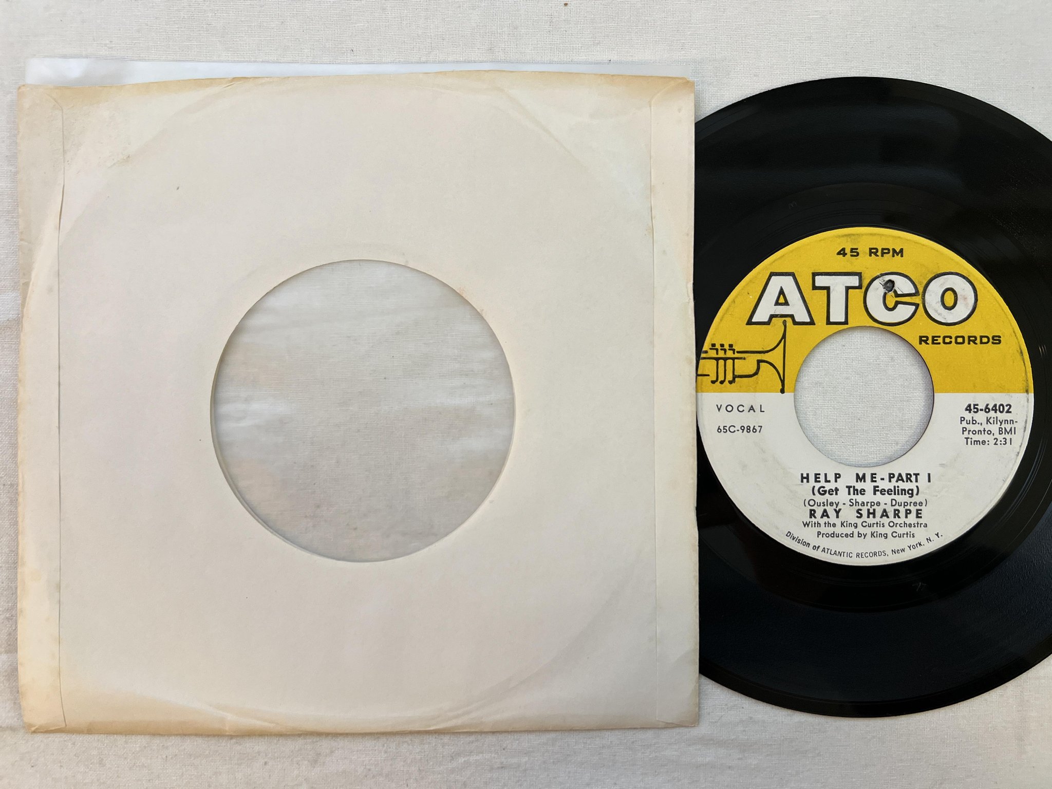 Omslagsbild för skivan SLIM GREEN My Woman Has Quit Me 7" -68 US GEE NOTE blues series 802