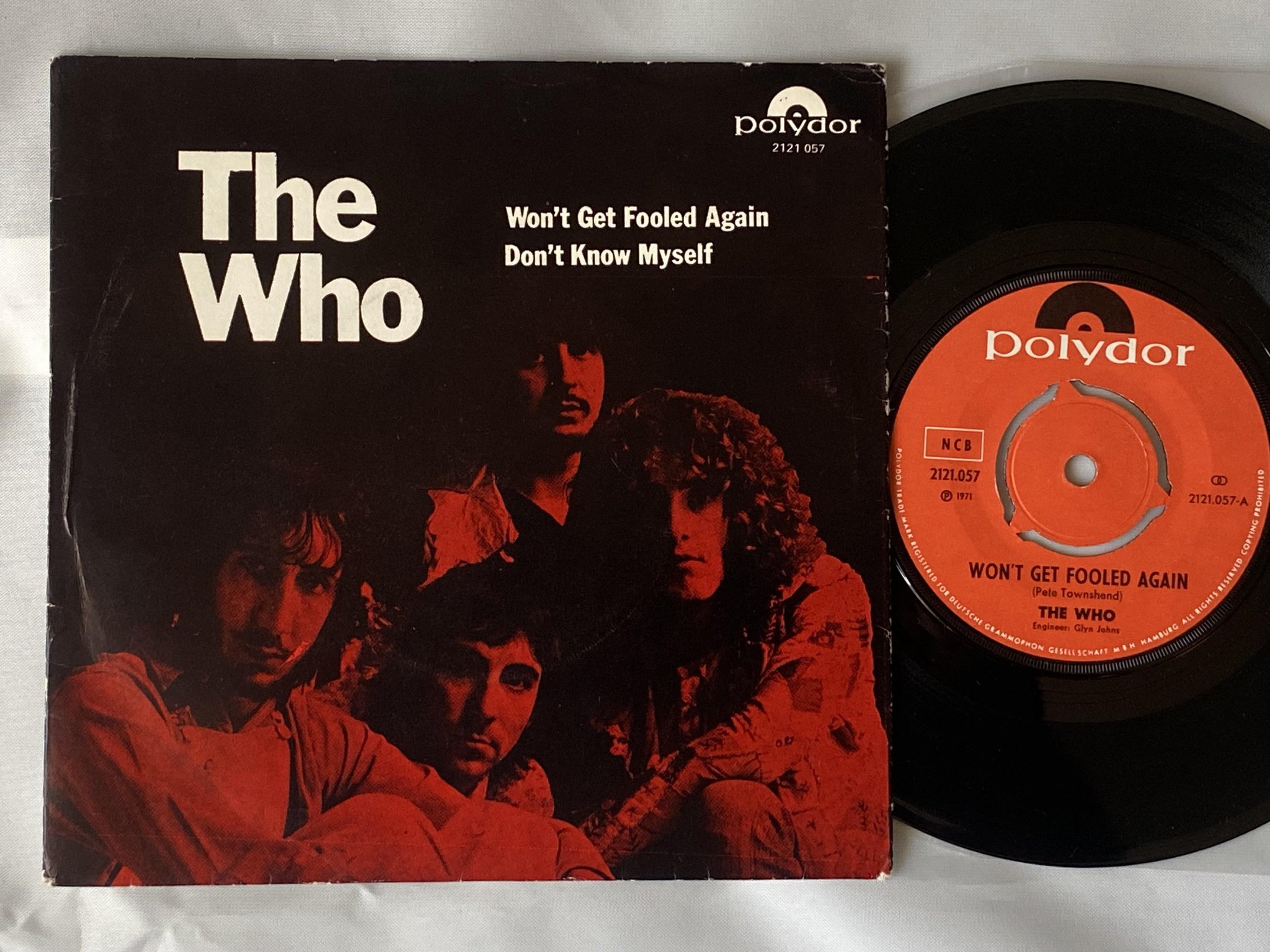 Omslagsbild för skivan THE WHO won't get fooled again LP -71 POLYDOR 2121 057