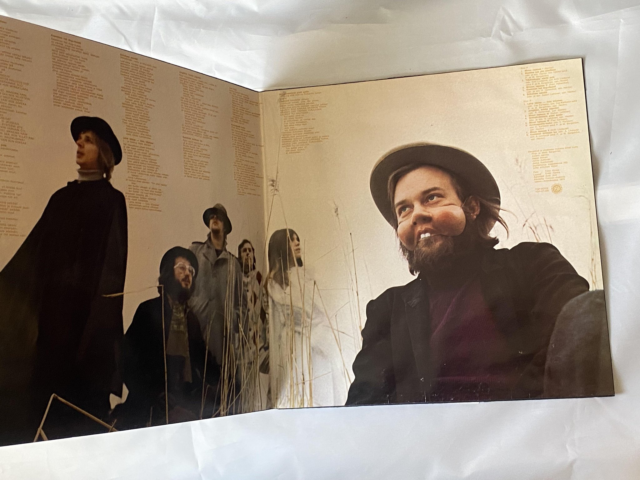 Omslagsbild för skivan CUMULUS Sirkustirehtöörin Pieni Sydän LP -73 Finland TOP VOICE TOP-LP 520