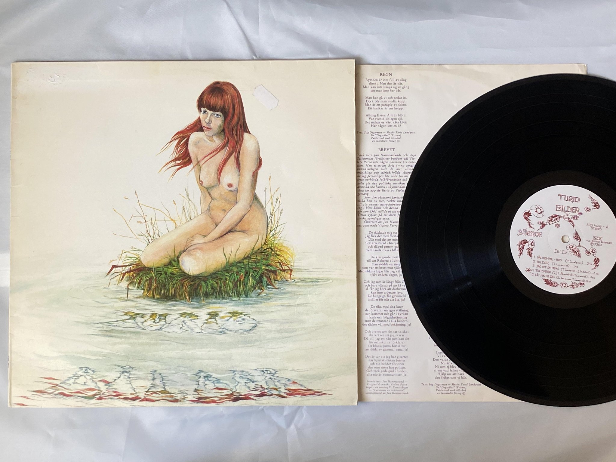 Omslagsbild för skivan TURID bilder LP -73 Swe SILENCE SRS 4616