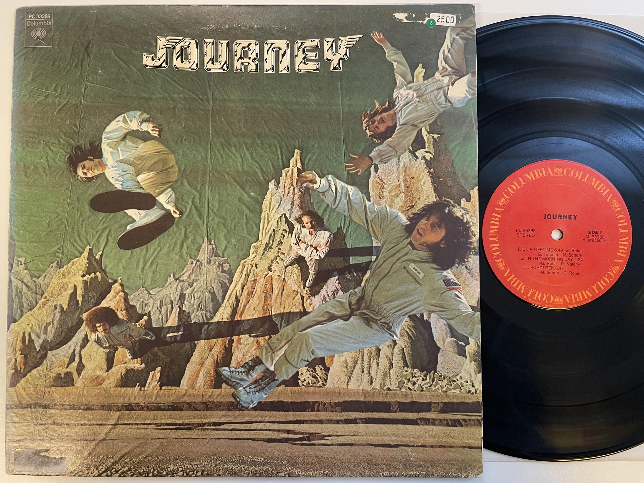 Omslagsbild för skivan JOURNEY s/t LP -75 US COLUMBIA PC 33388