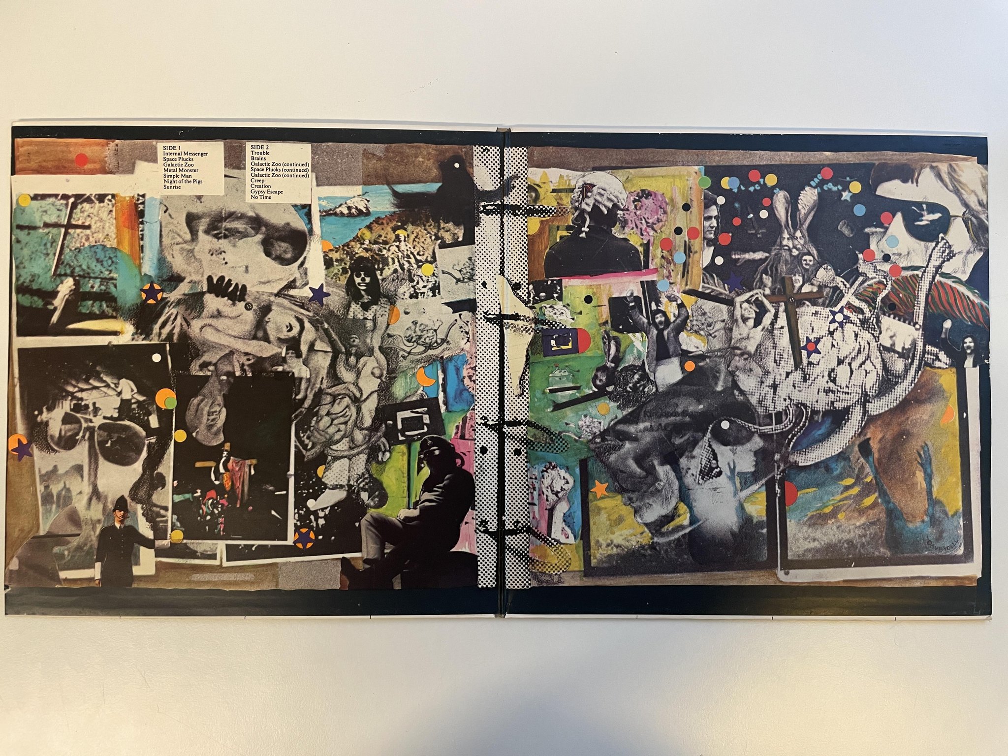 Omslagsbild för skivan KINGDOM COME ARTHUR BROWN Galactic Zoo Dossier LP -71 UK POLYDOR 2310130 rare