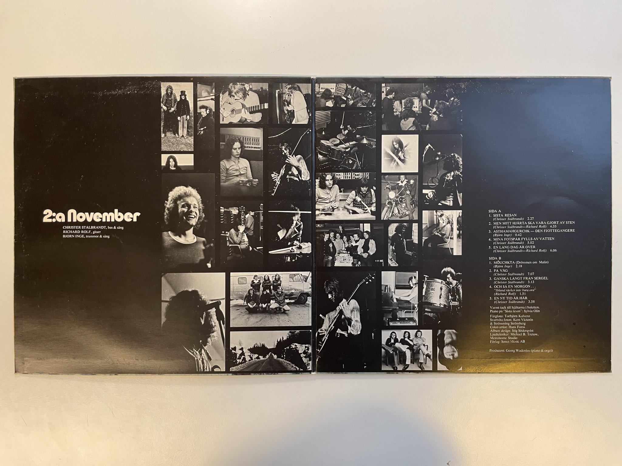 Omslagsbild för skivan NOVEMBER 2:a november LP -71 Swe SONET SLP-2520