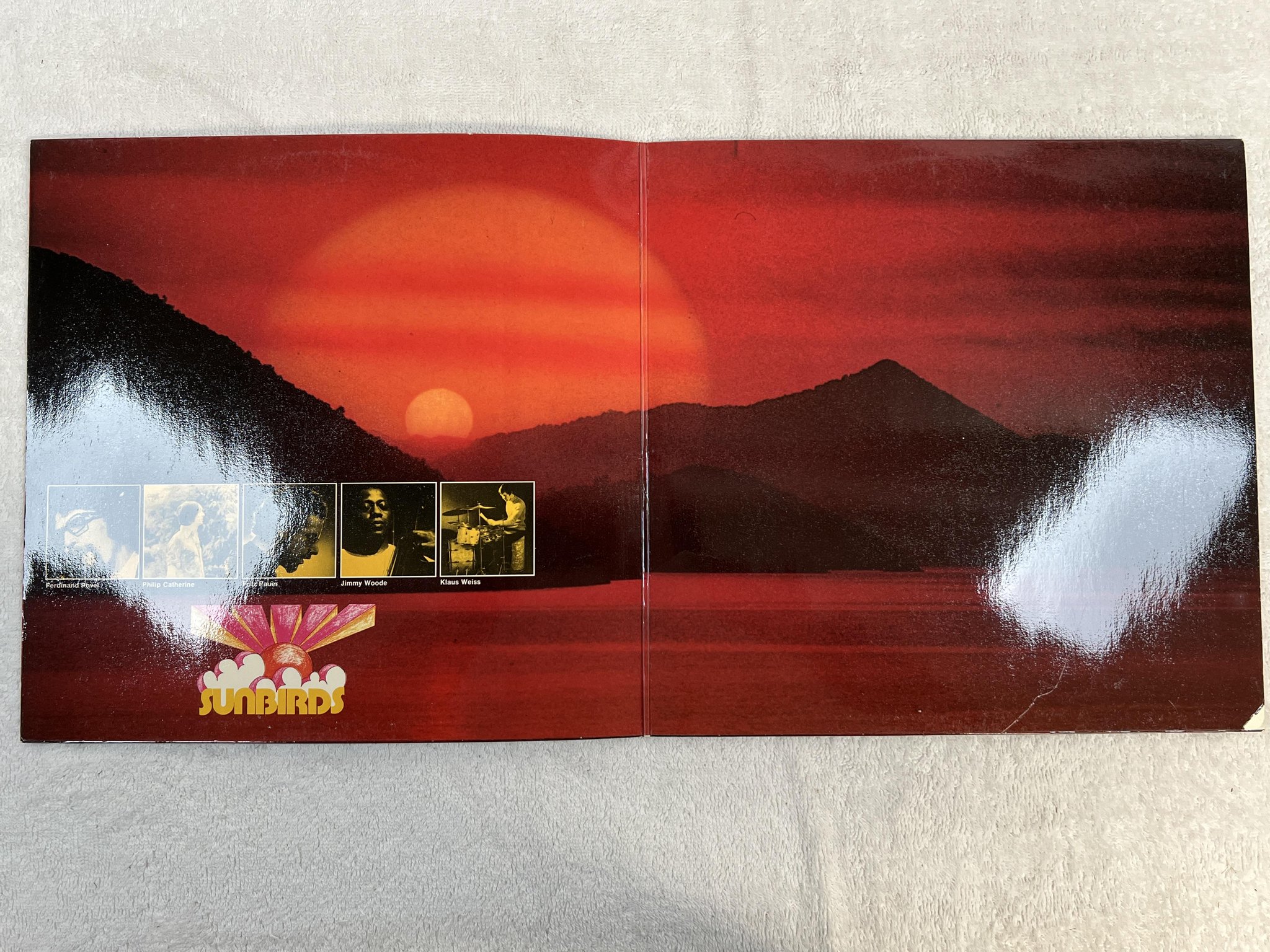 Omslagsbild för skivan SUNBIRDS s/t LP -71 Ger BASF 20 21110-2 *** PSYCH JAZZ-FUNK ***