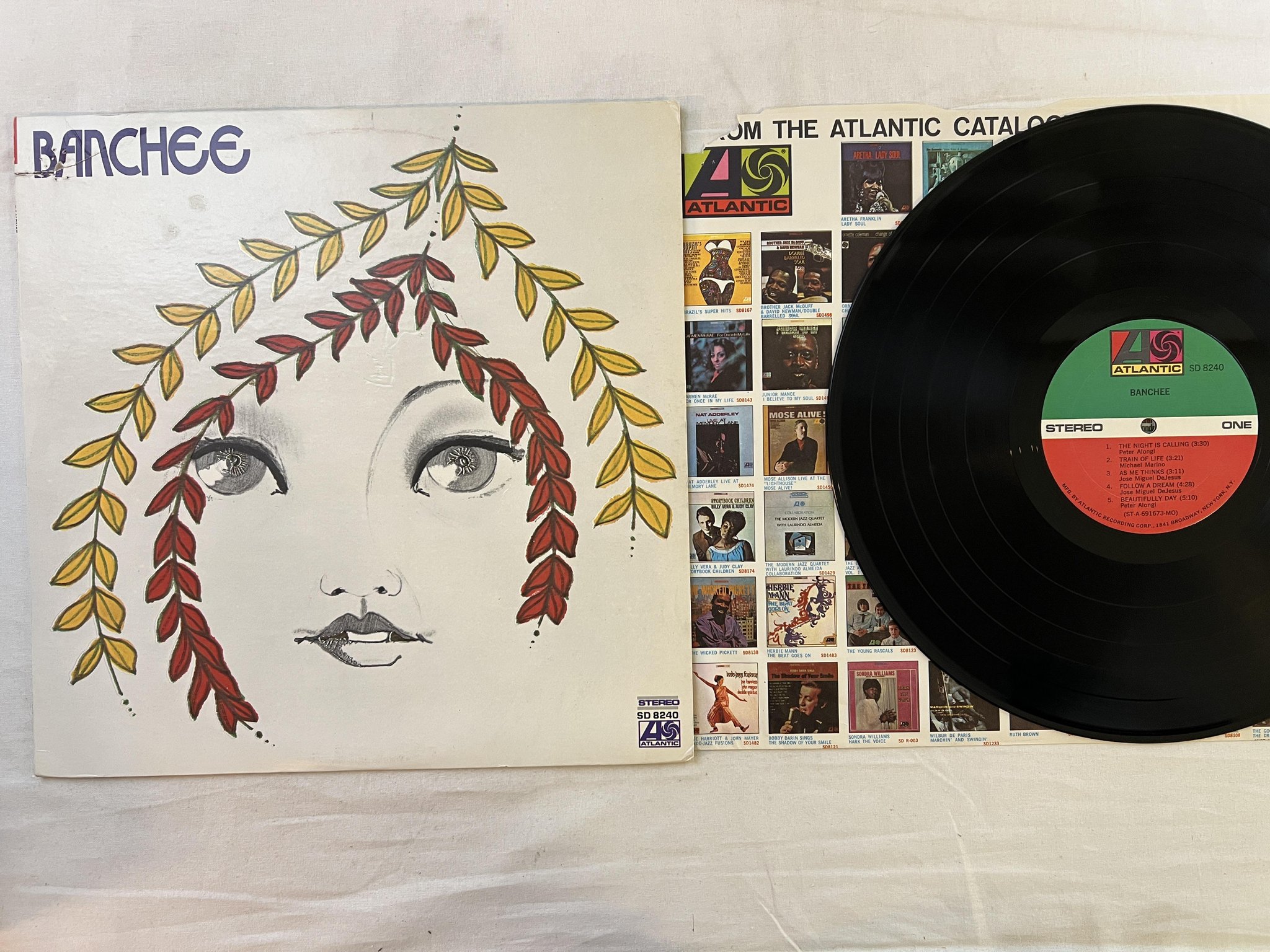 Omslagsbild för skivan BANCHEE s/t LP -69 US ATLANTIC SD 8240 *** HARD PSYCH ***