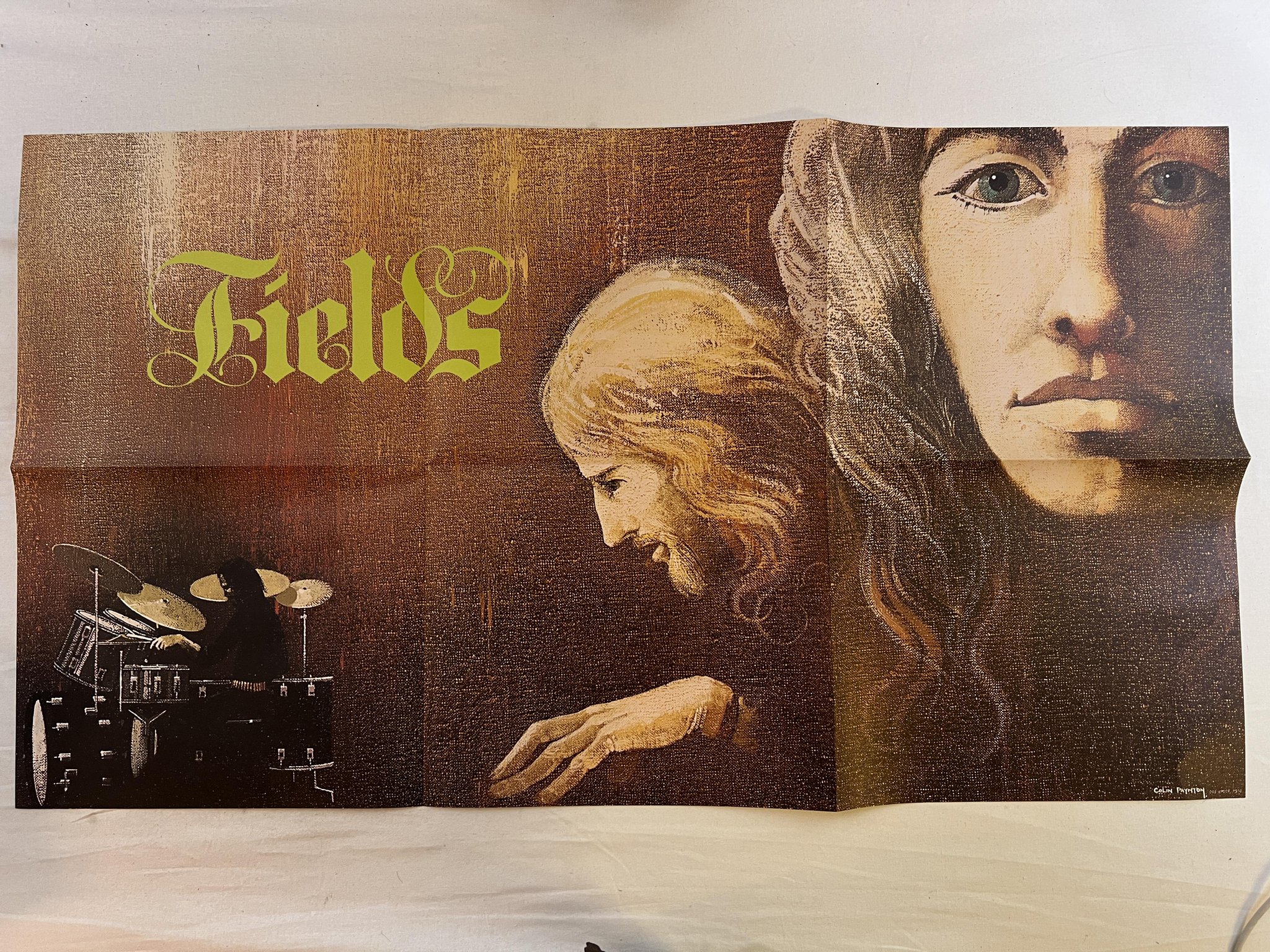 Omslagsbild för skivan FIELDS s/t LP -71 UK CBS S 69009 *** UK PROG ***