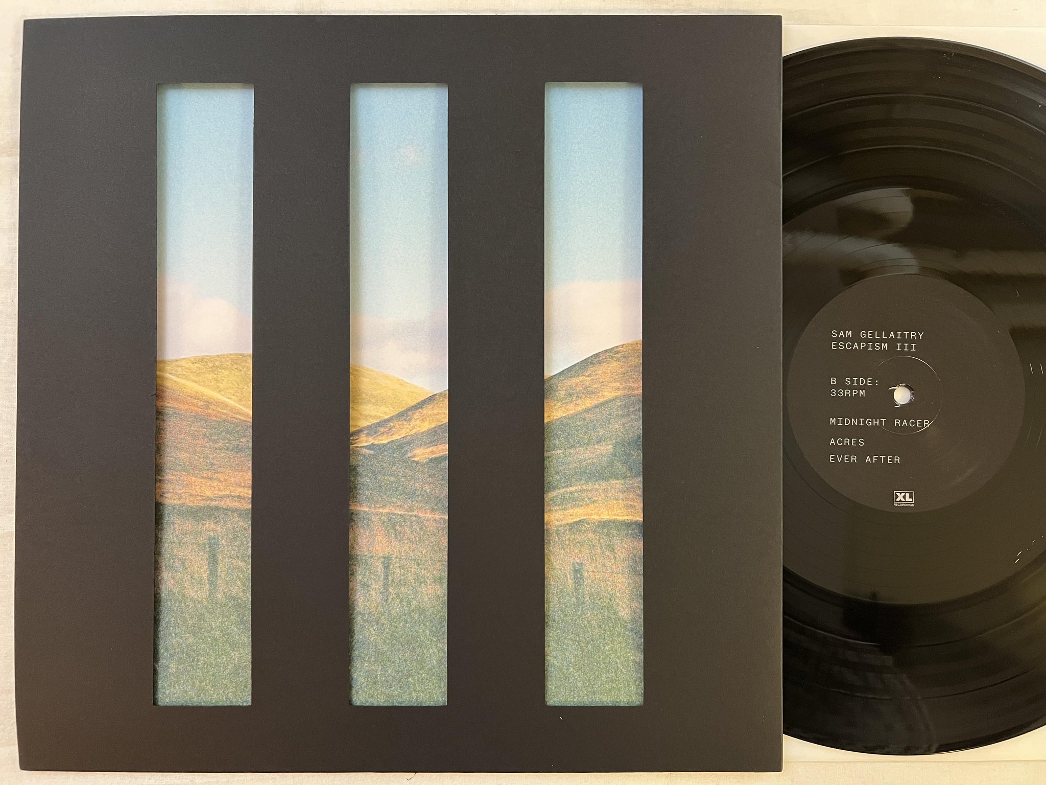 Omslagsbild för skivan SAM GELLAITRY Escapism III LP 2017 US XLT856 *** mega rare trap hip hop ***