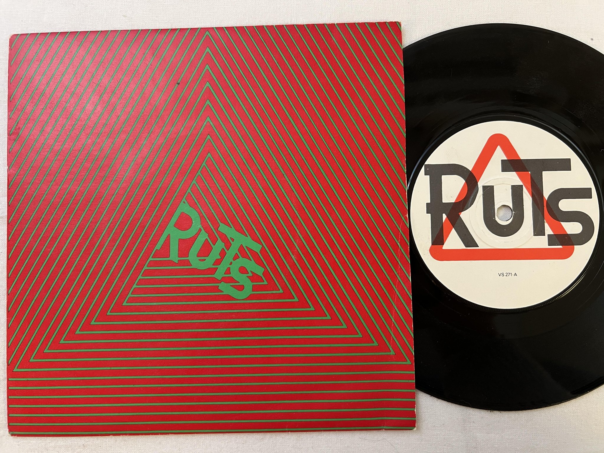 Omslagsbild för skivan THE RUTS Babylon's Burning 7" -79 UK VIRGIN VS 271