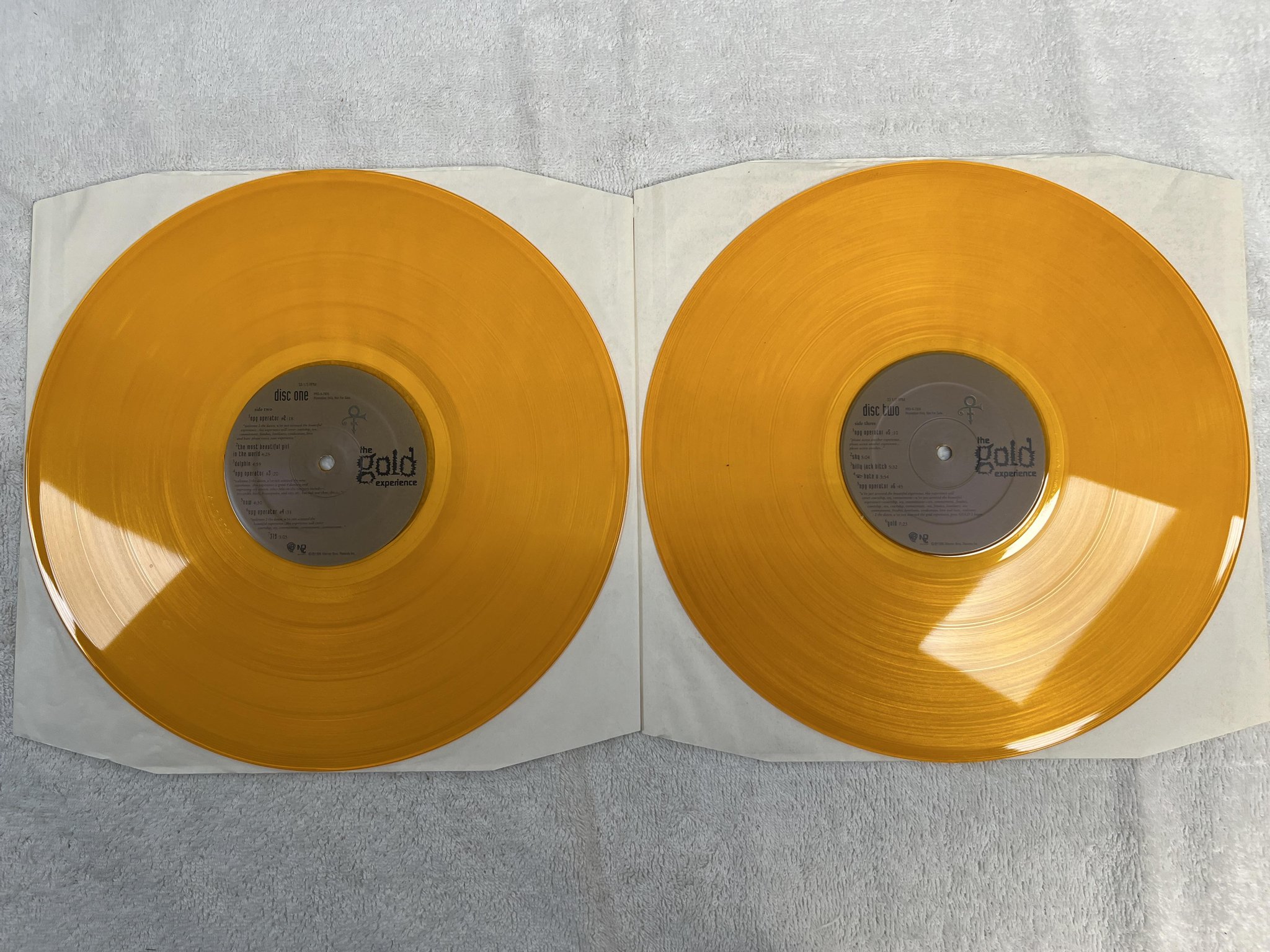 Omslagsbild för skivan PRINCE the gold experience 2xLP 2022 US Numbered #1552 RSD 2022
