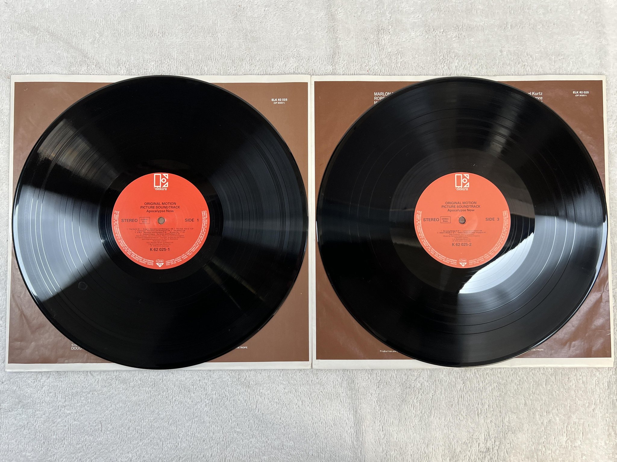 Omslagsbild för skivan COPPOLA Apocalypse Now LP Ger ELEKTRA K 62 025-1