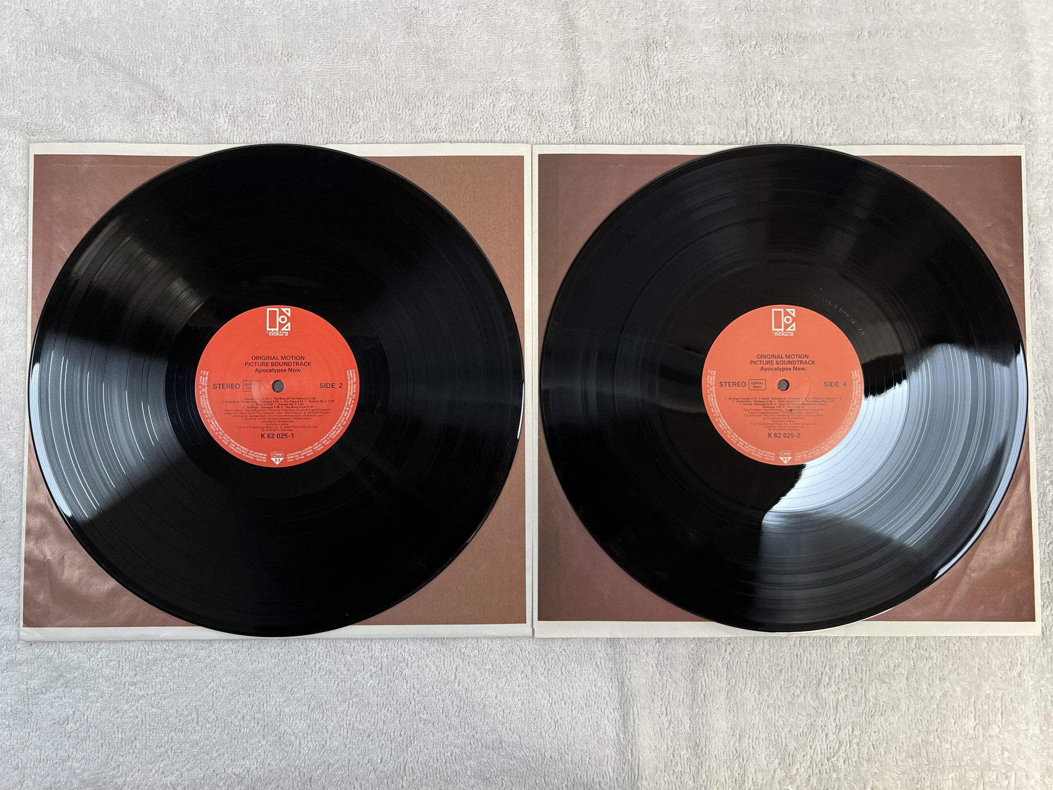 Omslagsbild för skivan COPPOLA Apocalypse Now LP Ger ELEKTRA K 62 025-1