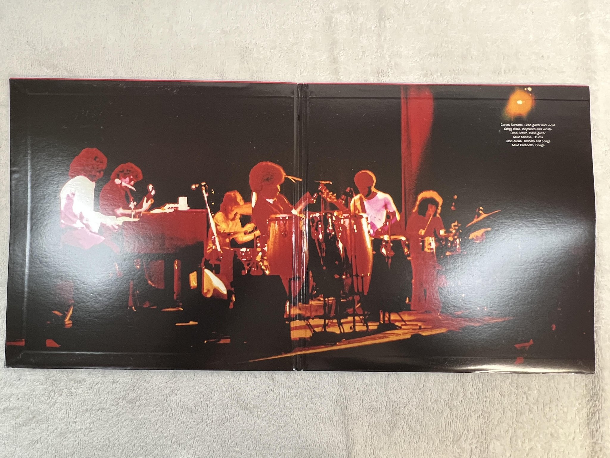 Omslagsbild för skivan SANTANA abraxas LP 2008 US MOBILE FIDELITY SOUND LAB MFSL 1-305 *** R A R E ***