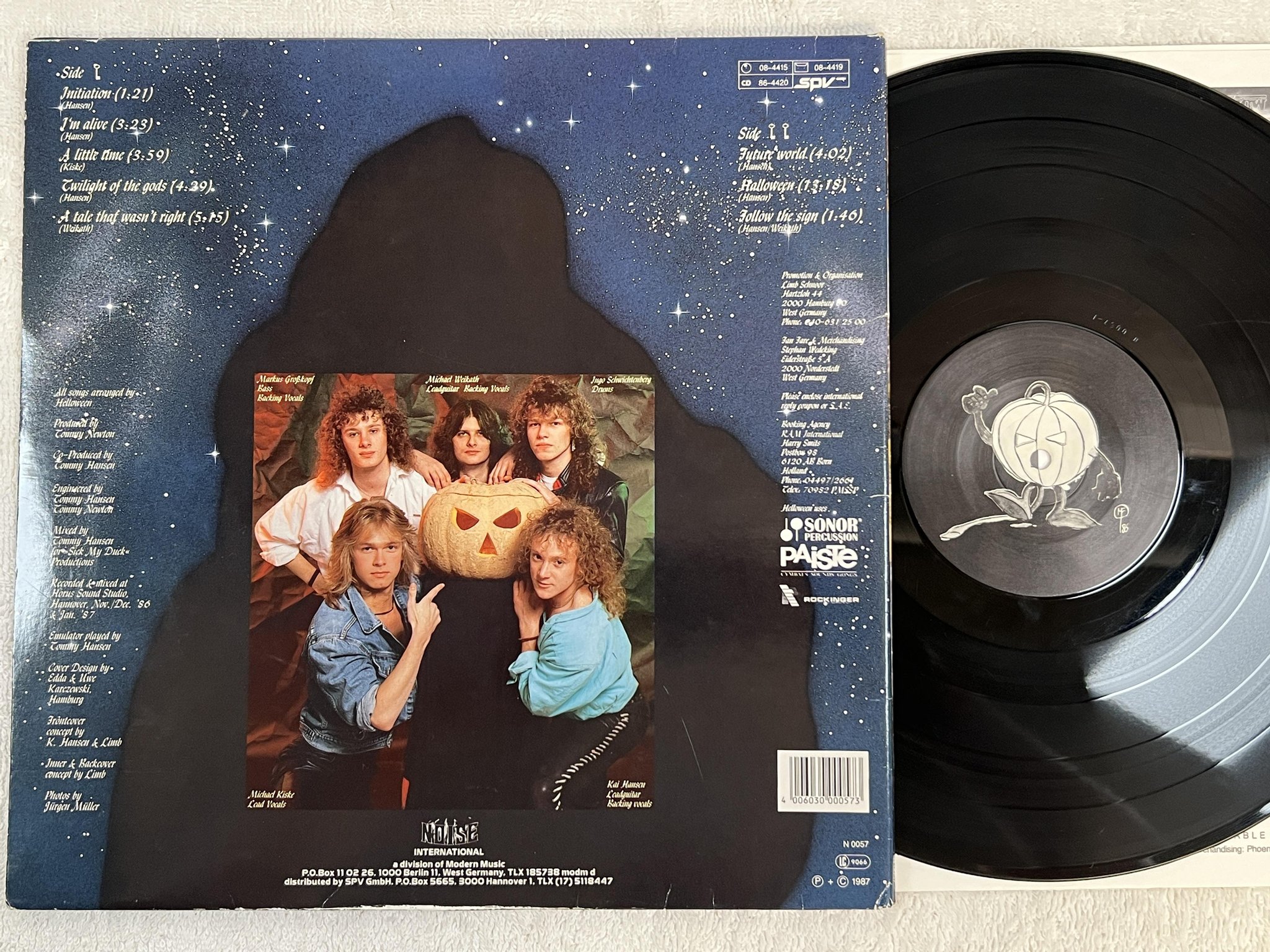 Omslagsbild för skivan HELLOWEEN Keeper Of The Seven Keys - Part I LP -87 Ger NOISE N 0057
