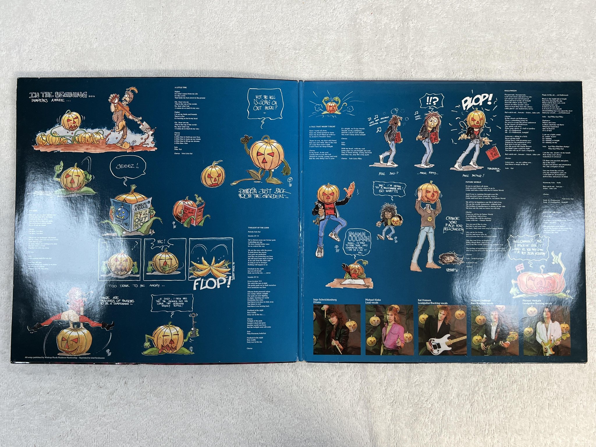 Omslagsbild för skivan HELLOWEEN Keeper Of The Seven Keys - Part I LP -87 Ger NOISE N 0057