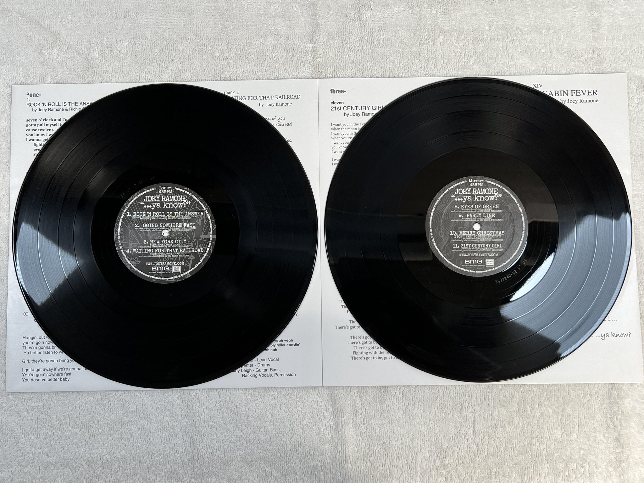 Omslagsbild för skivan JOEY RAMONE ... Ya Know? LP 2012 Eu BMG 53800213 1