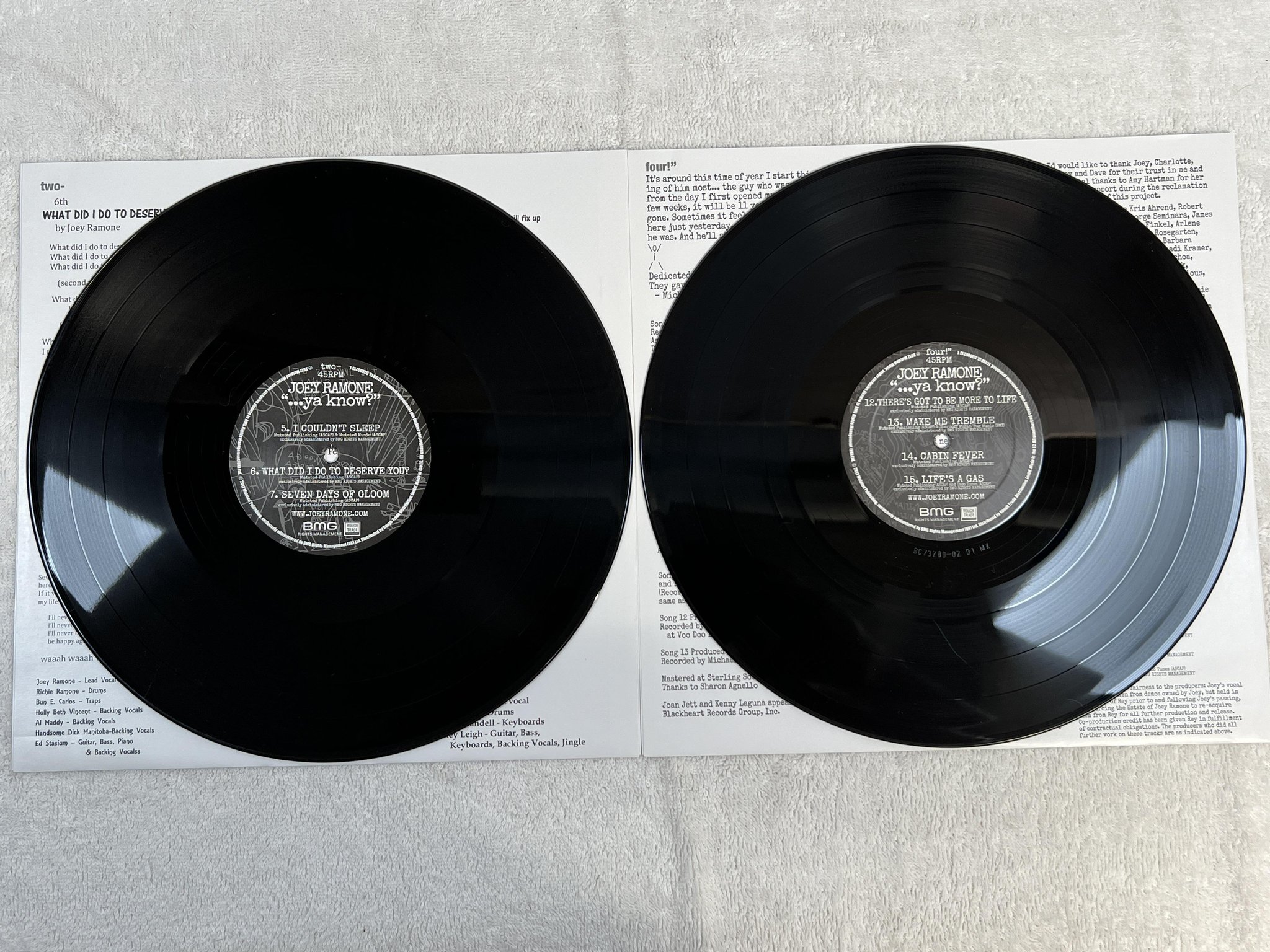 Omslagsbild för skivan JOEY RAMONE ... Ya Know? LP 2012 Eu BMG 53800213 1