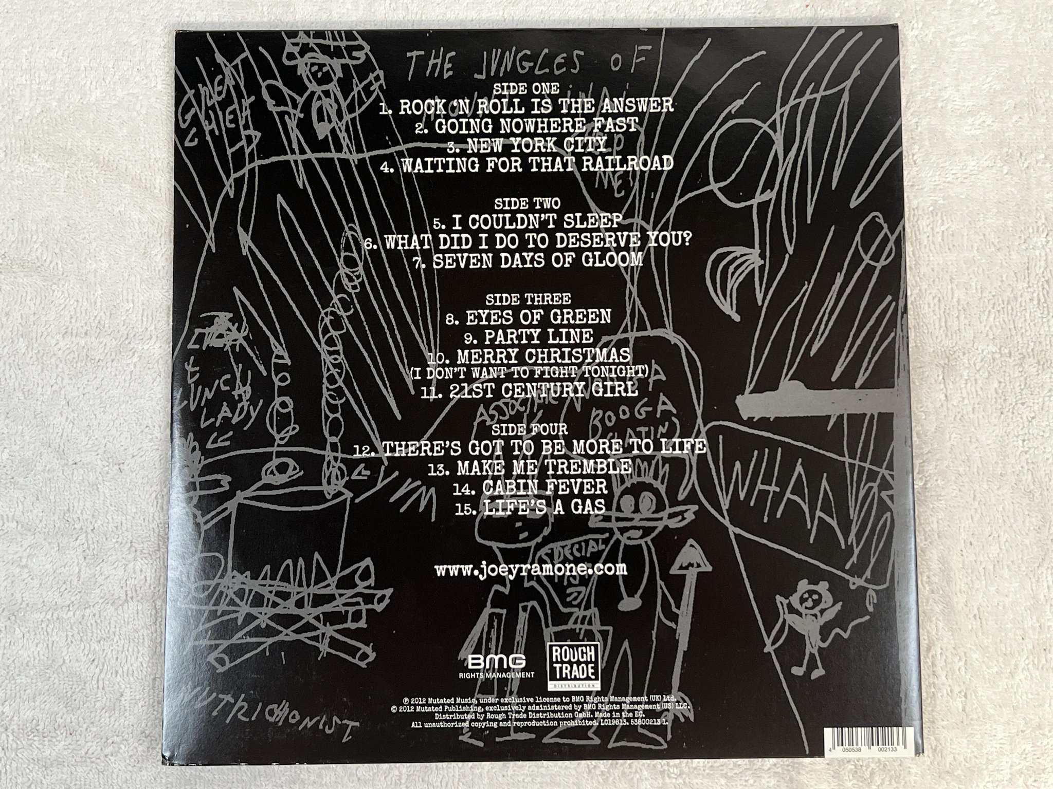 Omslagsbild för skivan JOEY RAMONE ... Ya Know? LP 2012 Eu BMG 53800213 1