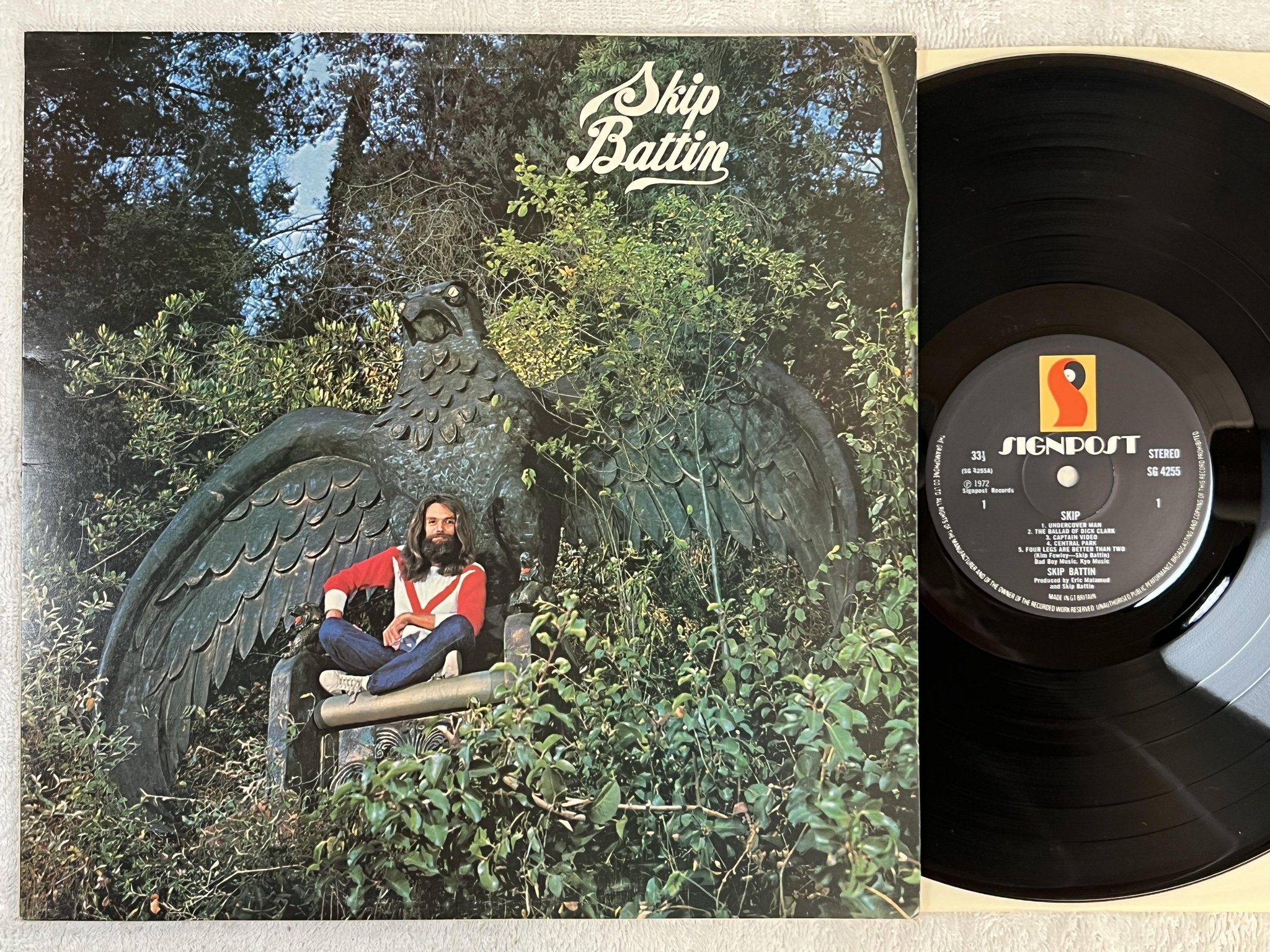Omslagsbild för skivan SKIP BATTIN skip LP -73 UK SIGNPOST SG 4255