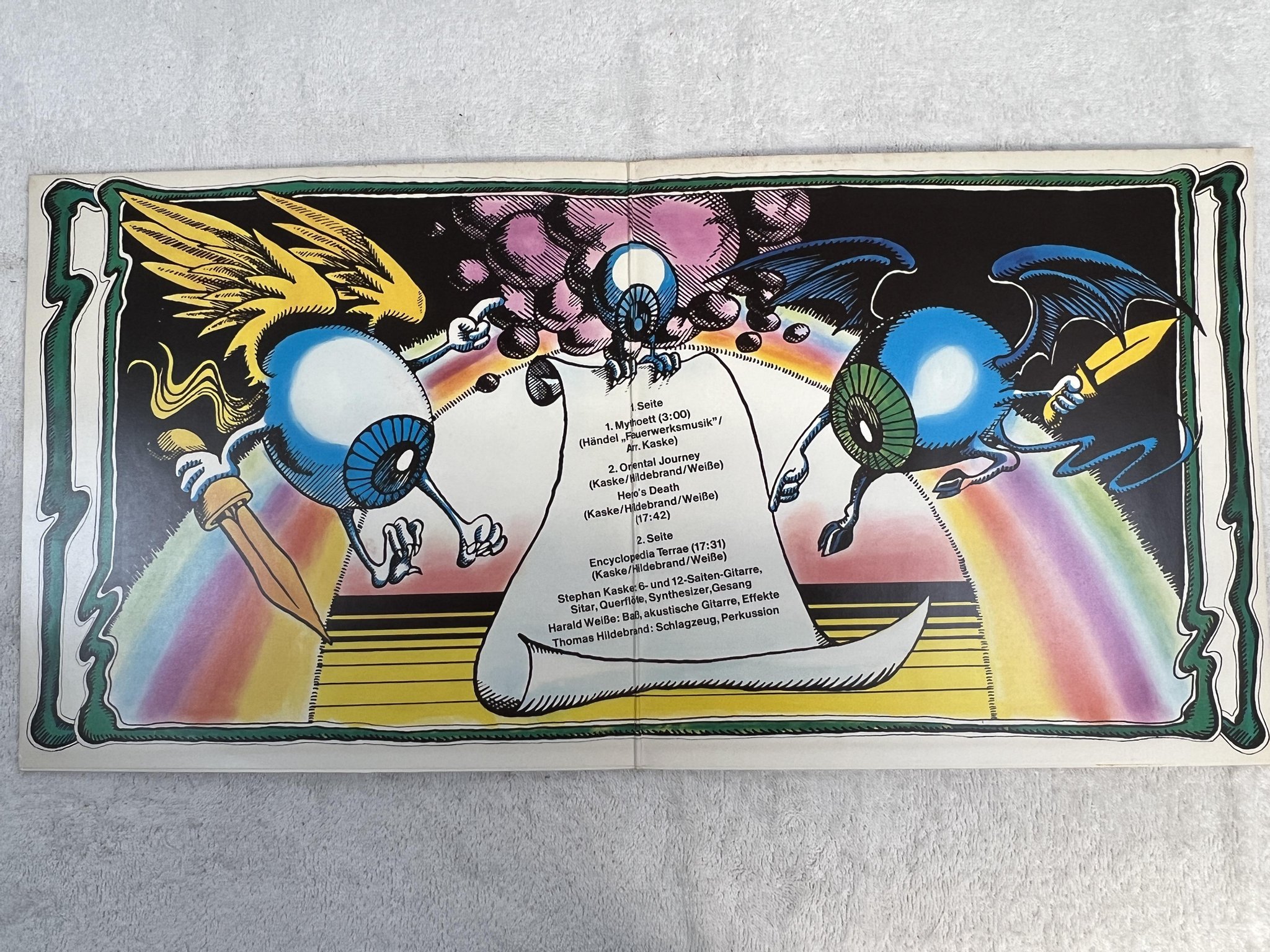 Omslagsbild för skivan MYTHOS s/t LP -72 Ger OHR OMM 556019 *** RARE KRAUTROCK ***