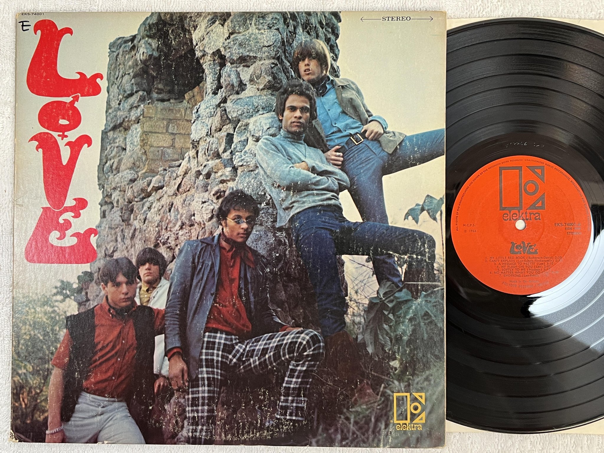 Omslagsbild för skivan LOVE s/t LP -66 UK ELEKTRA EKS 74001 ***** Classic *****