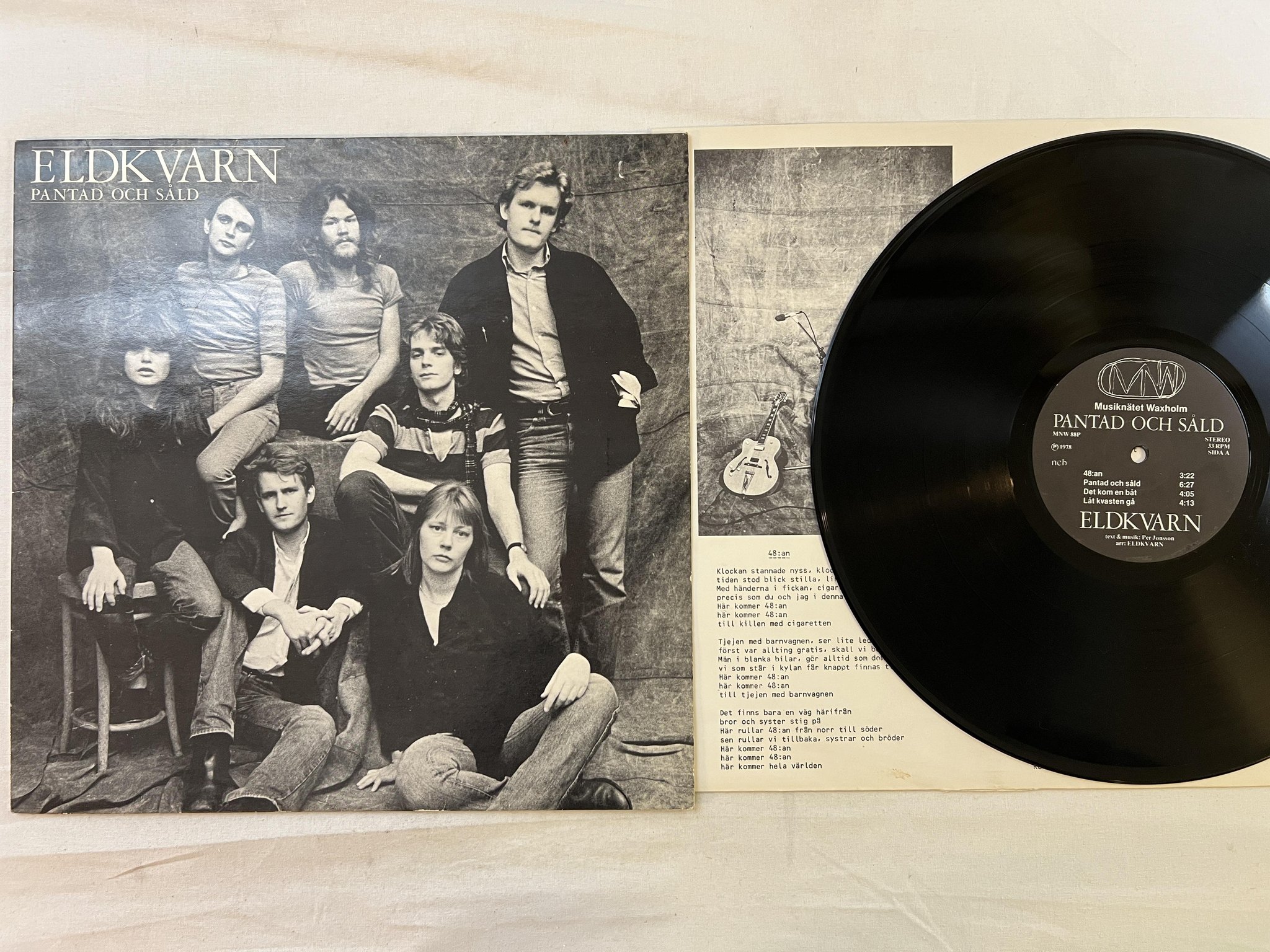 Omslagsbild för skivan ELDKVARN pantad och såld LP -78 Swe MNW 88P