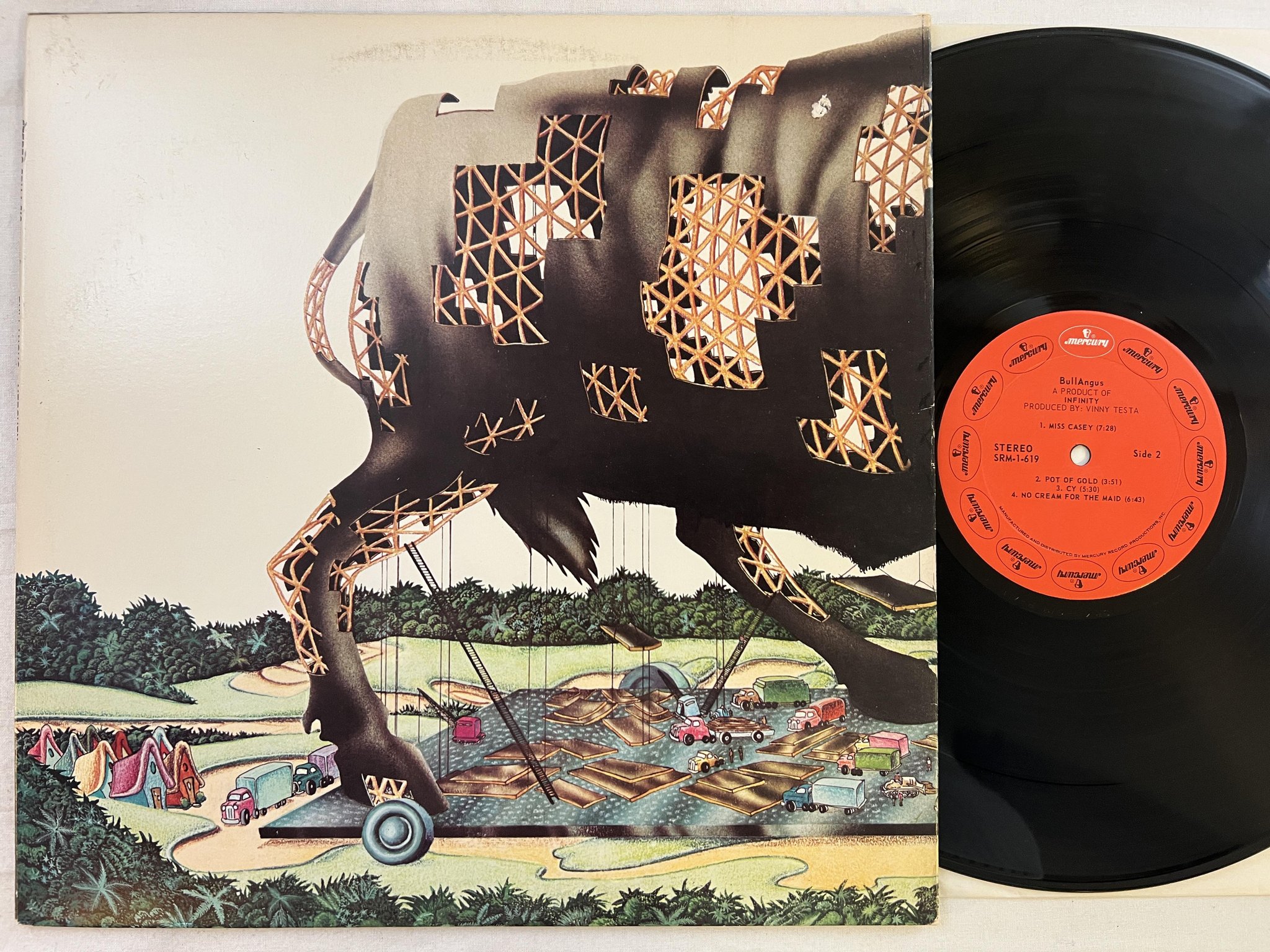 Omslagsbild för skivan BULLANGUS s/t LP -71 US MERCURY SRM-1-619