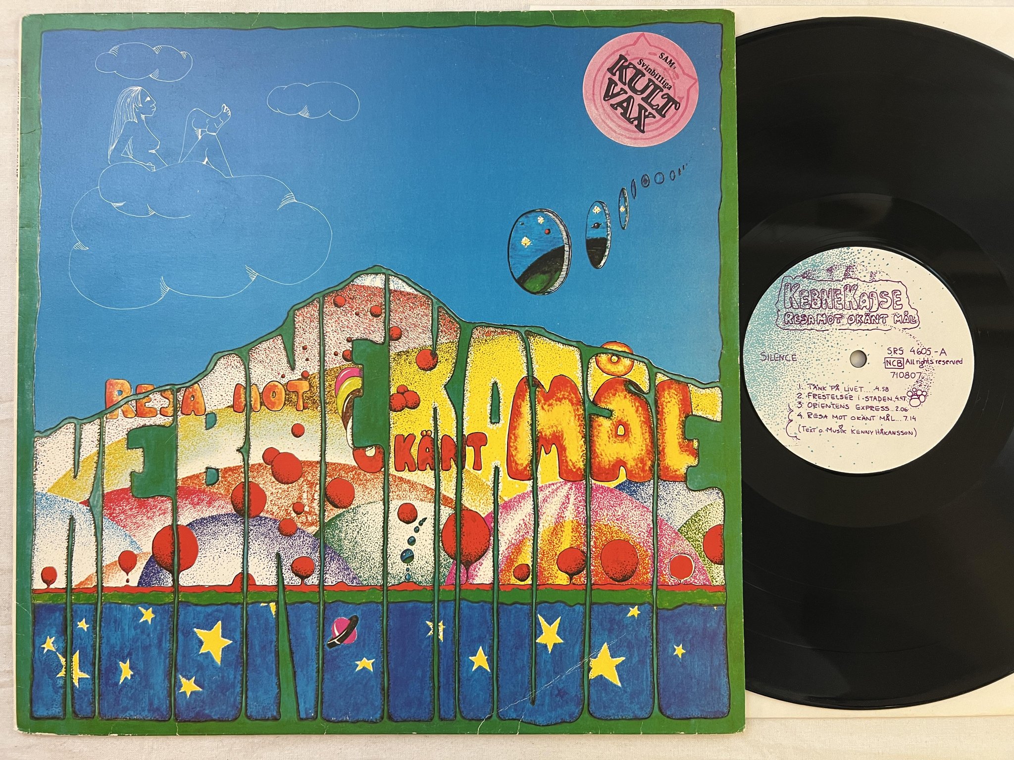 Omslagsbild för skivan KEBNEKAJSE resa mot okänt mål LP -71 SILENCE SRS 4605