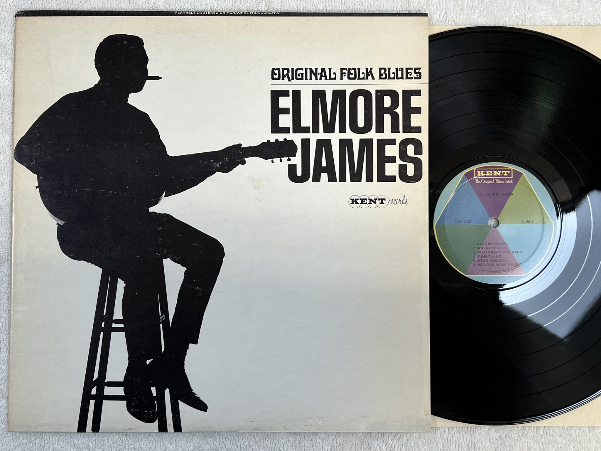Omslagsbild för skivan ELMORE JAMES s/t LP US KENT KST 522 *** BLUES ***