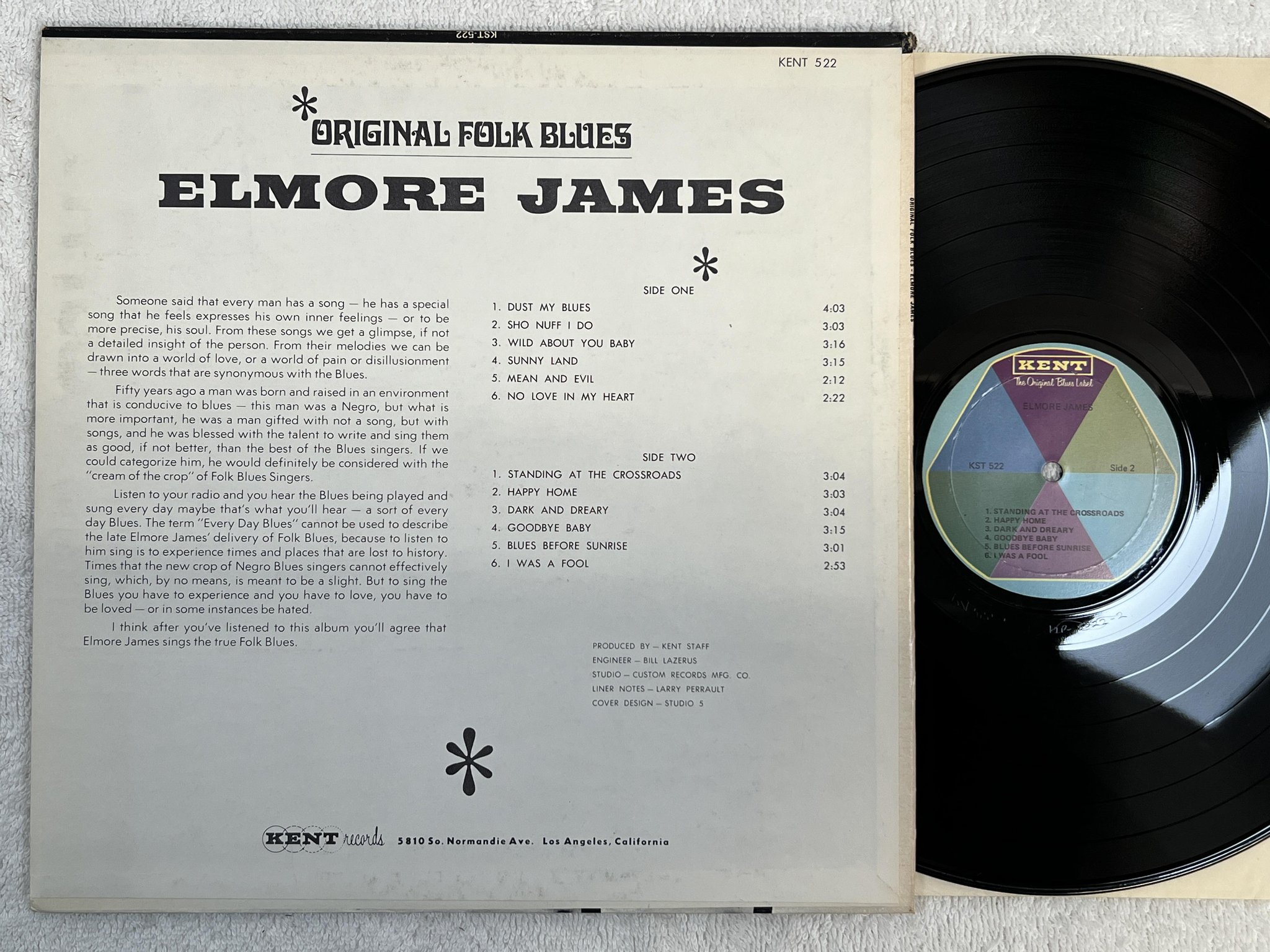 Omslagsbild för skivan ELMORE JAMES s/t LP US KENT KST 522 *** BLUES ***