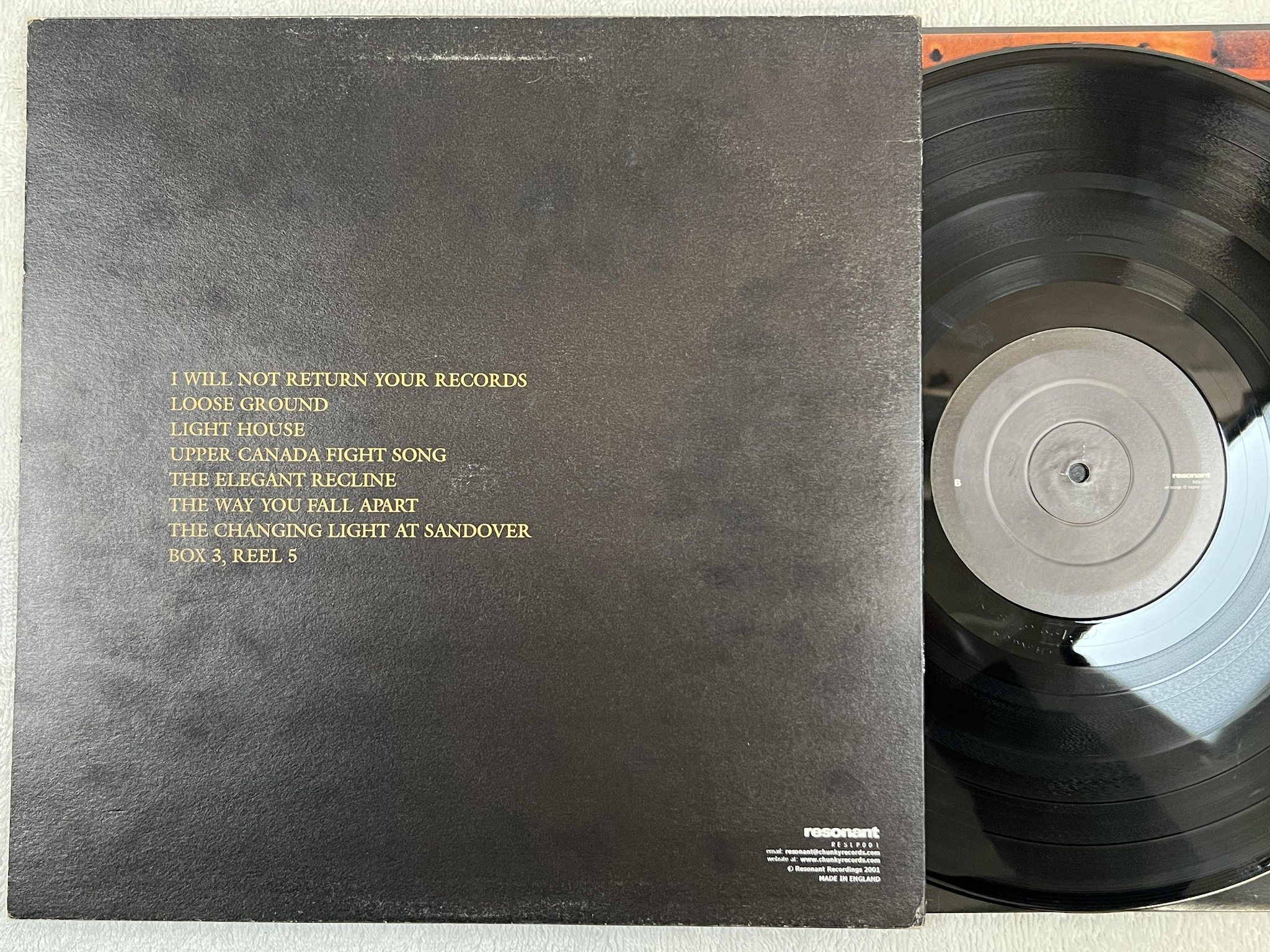 Omslagsbild för skivan KEPLER fuck fight fail LP 2000 RESONANT RESLP001