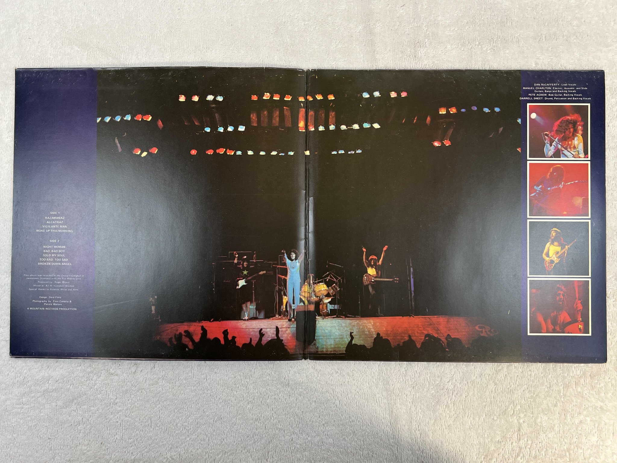 Omslagsbild för skivan NAZARETH razamanaz LP Ger PHILIPS 6303 085