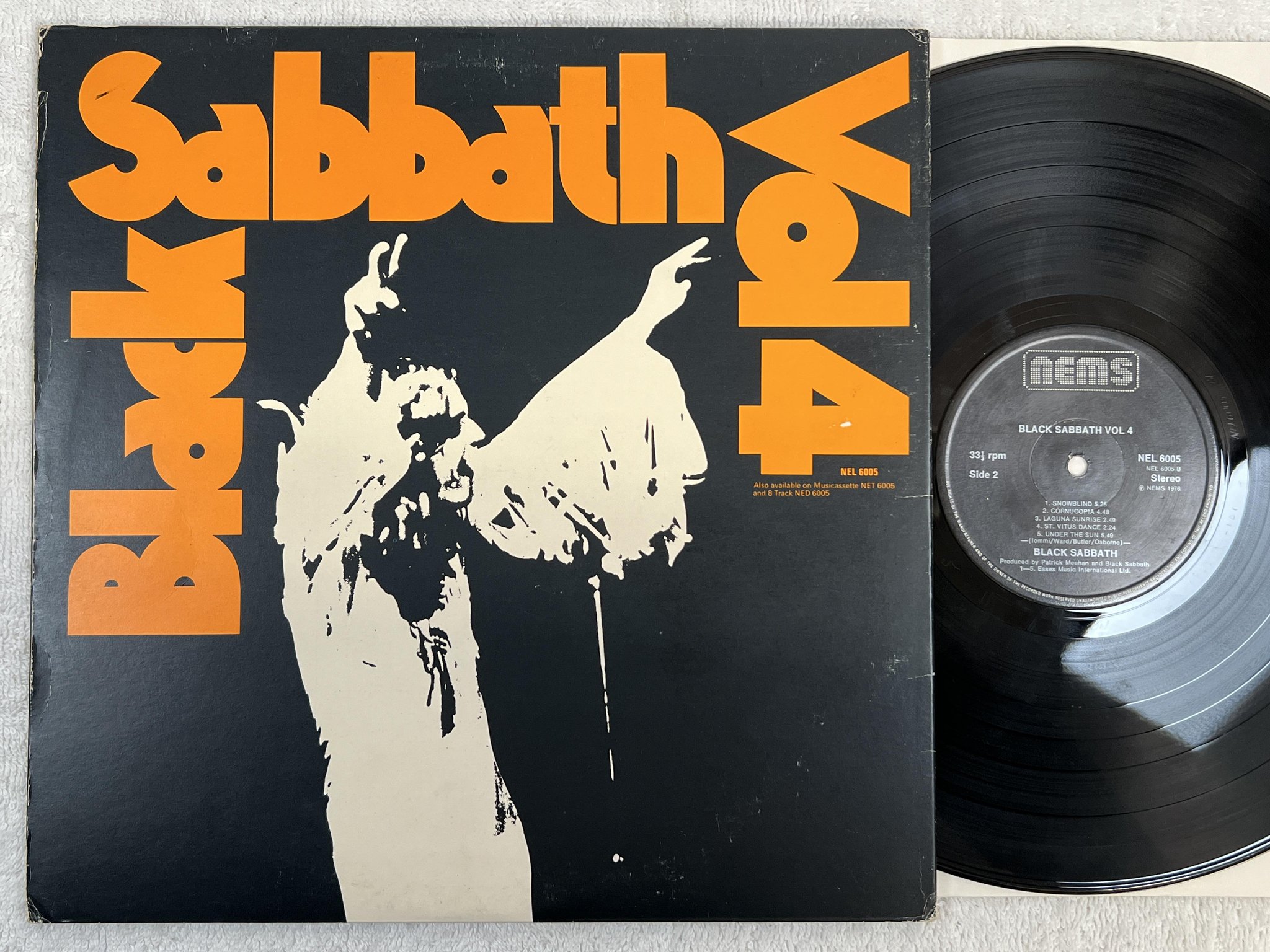 Omslagsbild för skivan BLACK SABBATH vol 4 LP UK NEMS NEL 6005