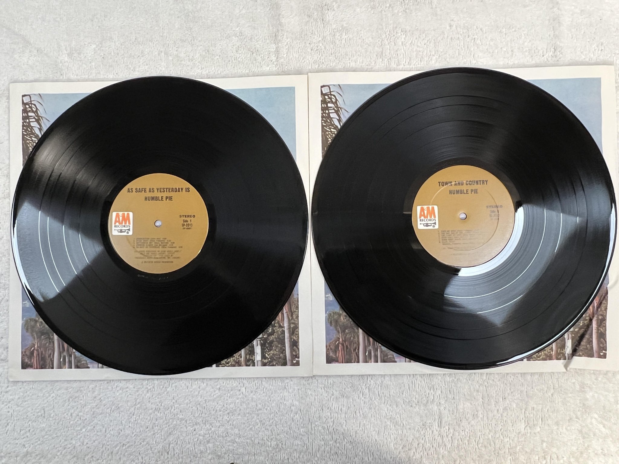 Omslagsbild för skivan HUMBLE PIE as safe as yesterday is LP US A&M SP-3513