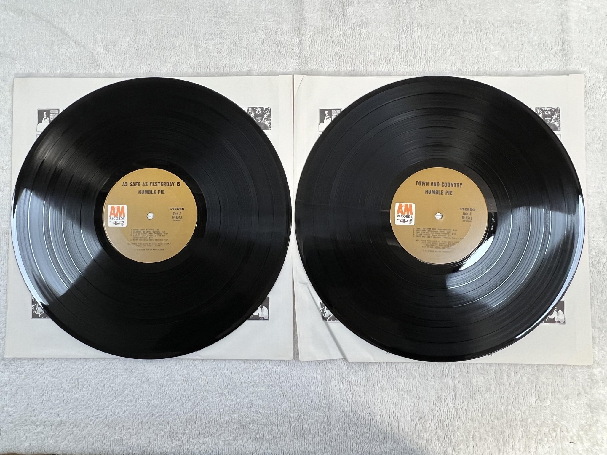 Omslagsbild för skivan HUMBLE PIE as safe as yesterday is LP US A&M SP-3513