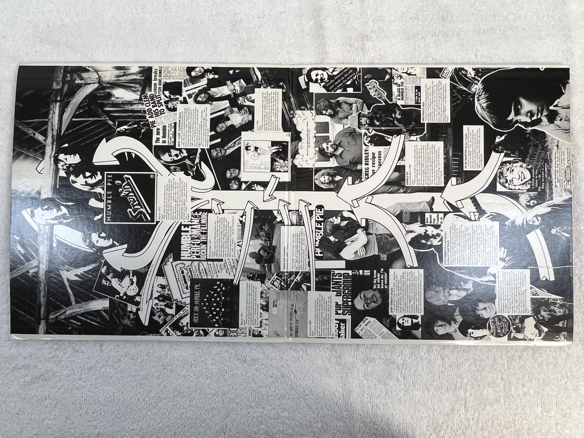 Omslagsbild för skivan HUMBLE PIE as safe as yesterday is LP US A&M SP-3513