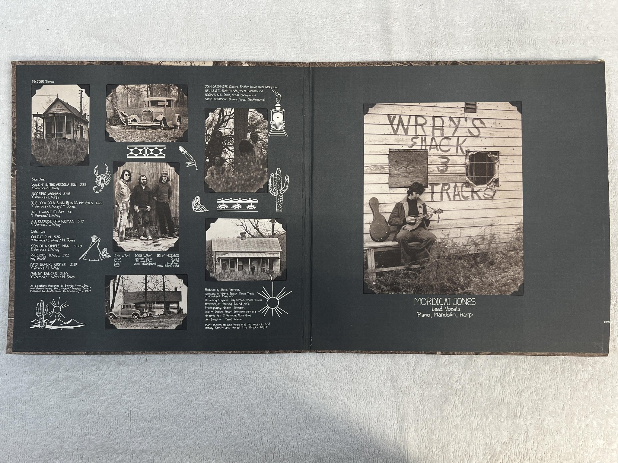 Omslagsbild för skivan MORDICAI JONES s/t LP -72 US POLYDOR PD 5010 *** RARE FOLK ROCK ***