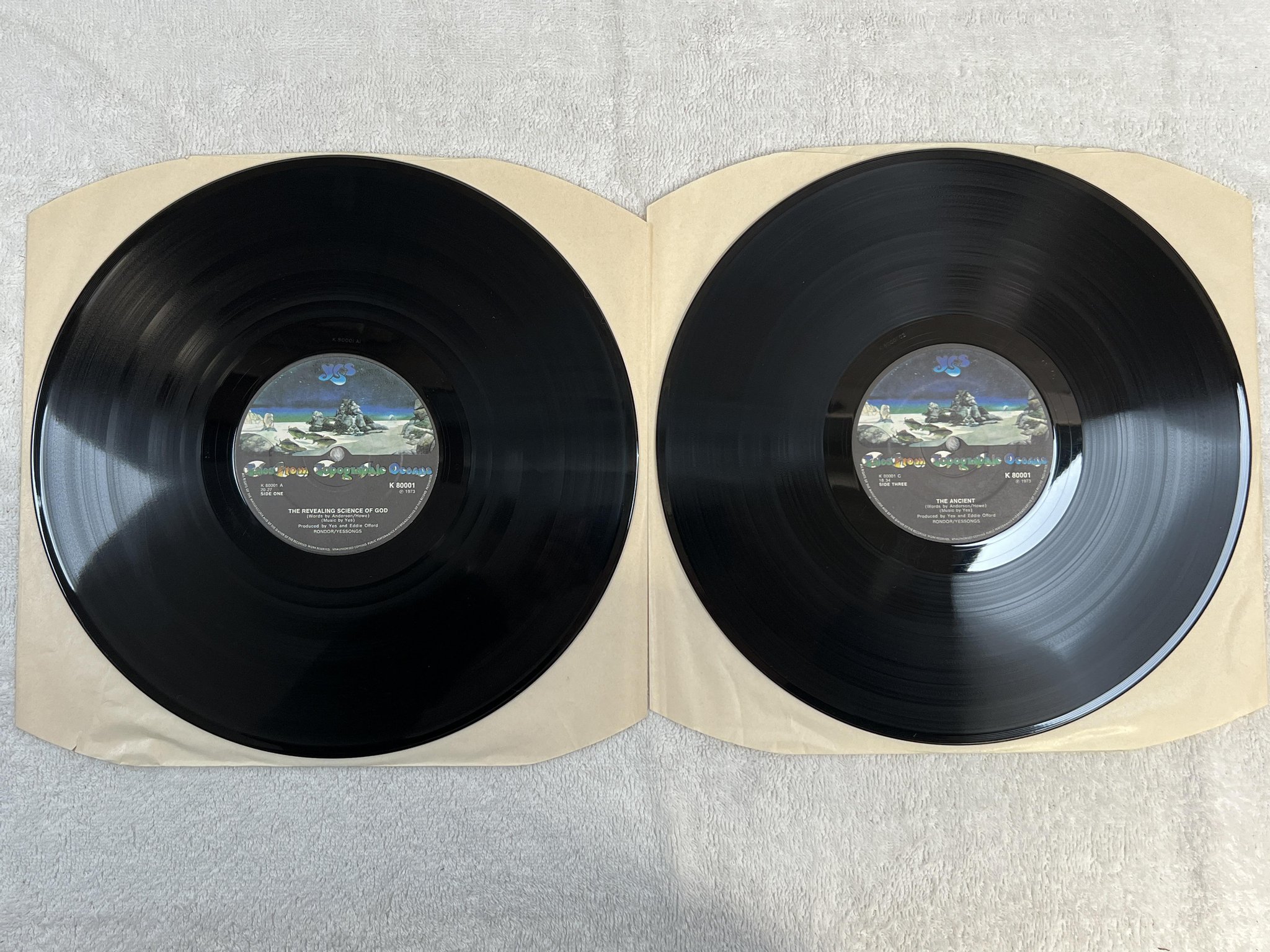 Omslagsbild för skivan YES the remembering 2xLP UK ATLANTIC K 80001