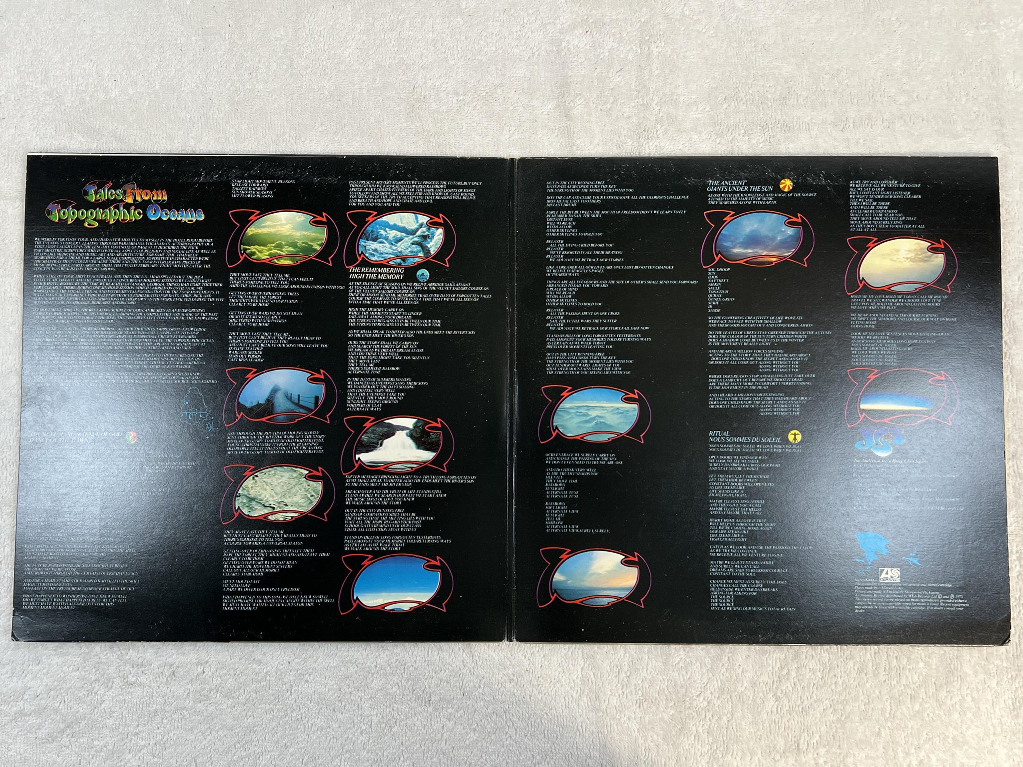 Omslagsbild för skivan YES the remembering 2xLP UK ATLANTIC K 80001