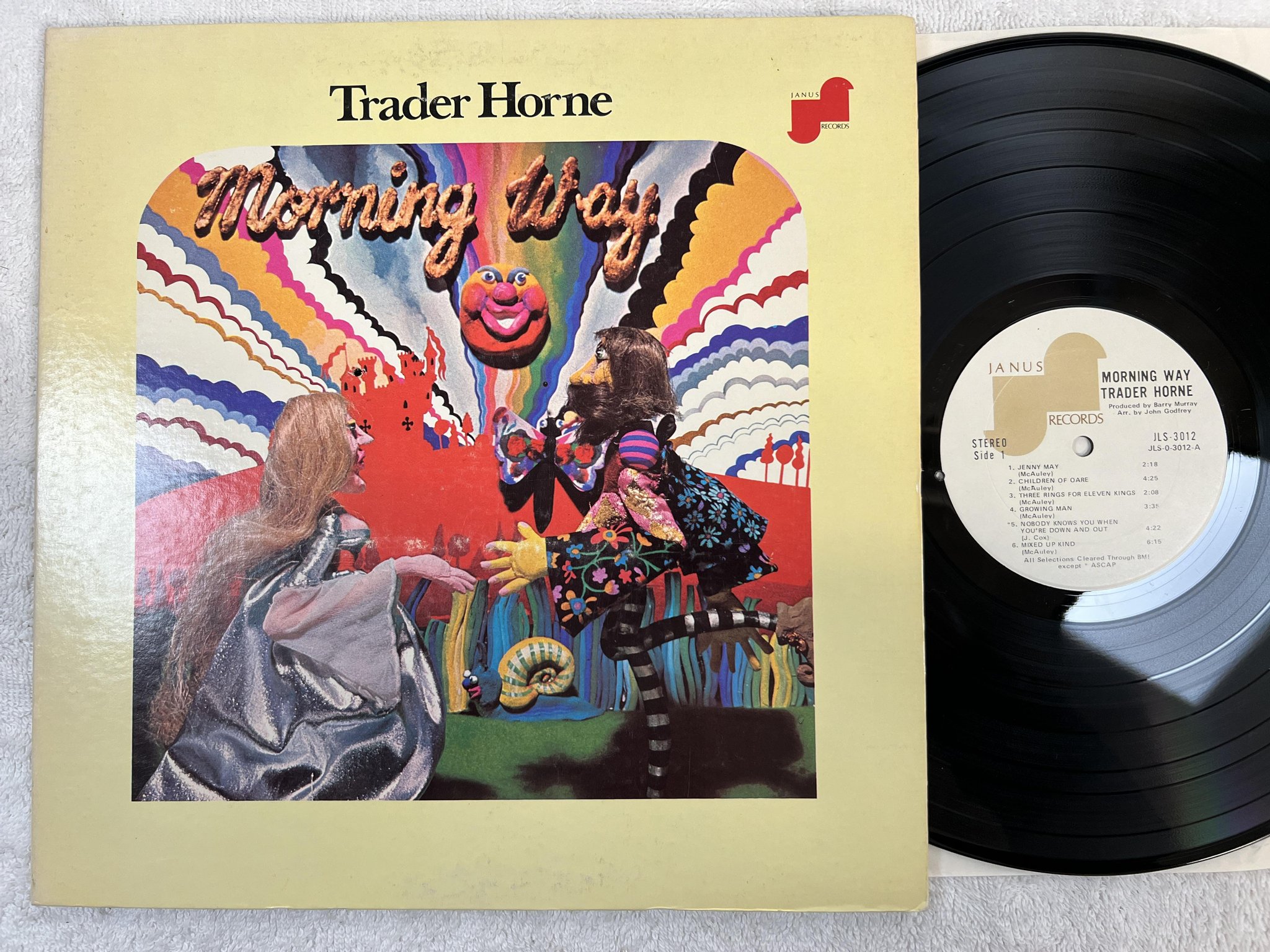 Omslagsbild för skivan TRADER HORNE Morning Way LP -70 US JANUS JLS-3012