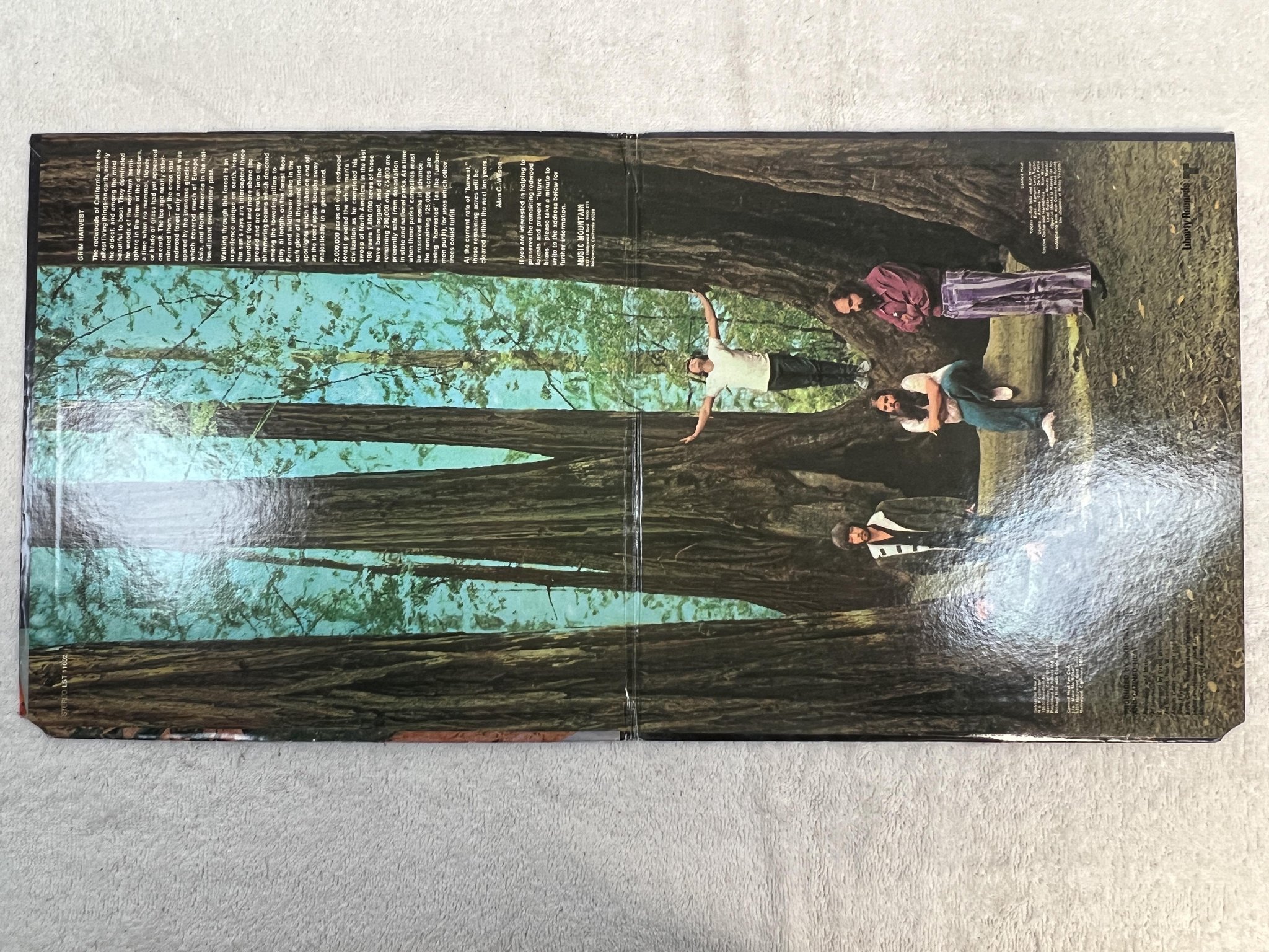 Omslagsbild för skivan CANNED HEAT future blues LP -70 US LIBERTY LST-11002 *** kanned korn komix ***