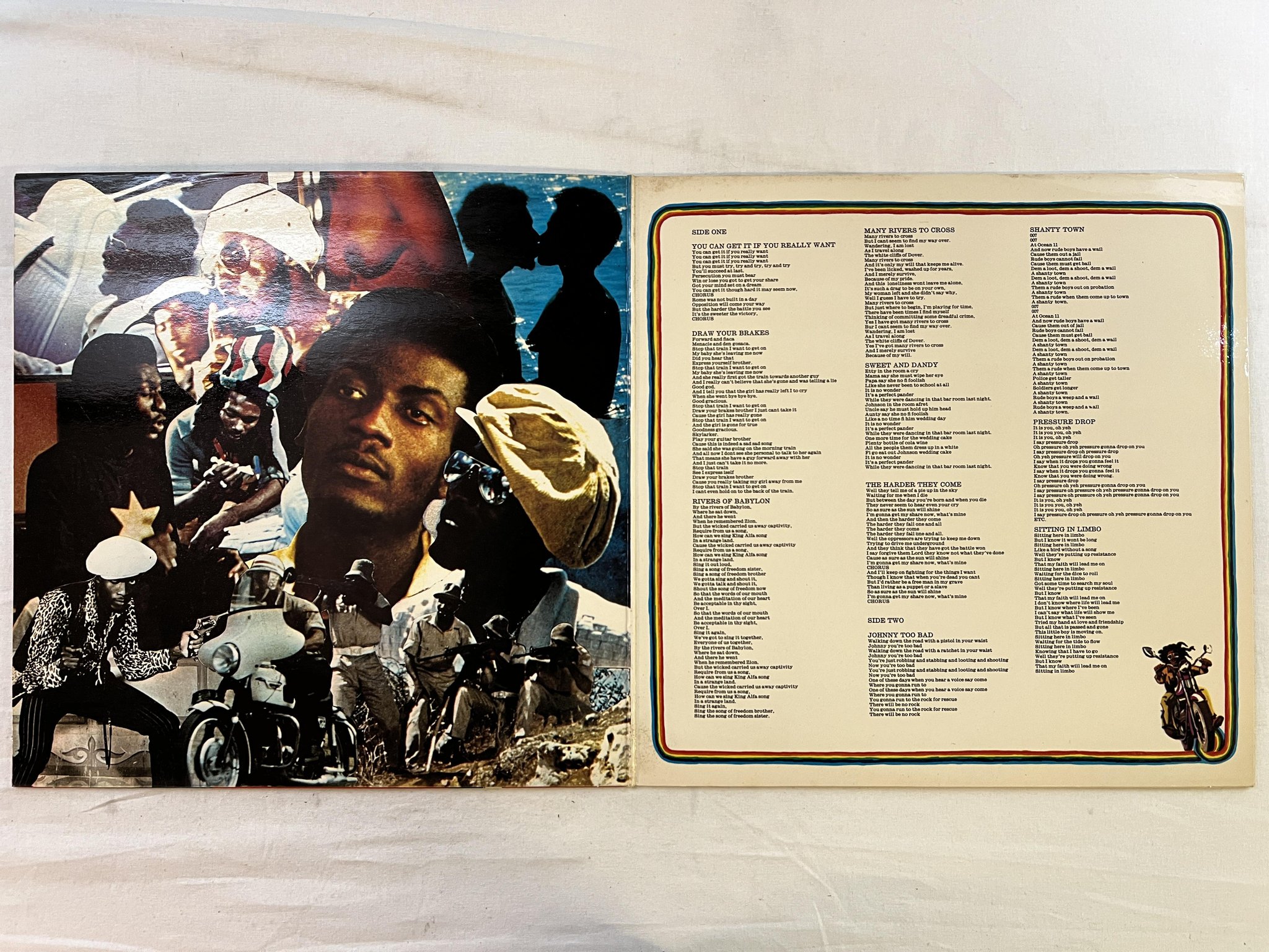 Omslagsbild för skivan V/A The harder they come LP UK ISLAND ILPS 9202 *** CLASSIC ***