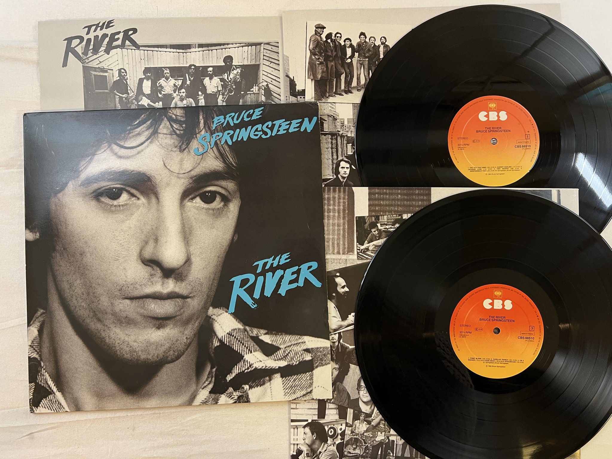 Omslagsbild för skivan BRUCE SPRINGSTEEN the river 2xLP -80 Hol CBS 88510