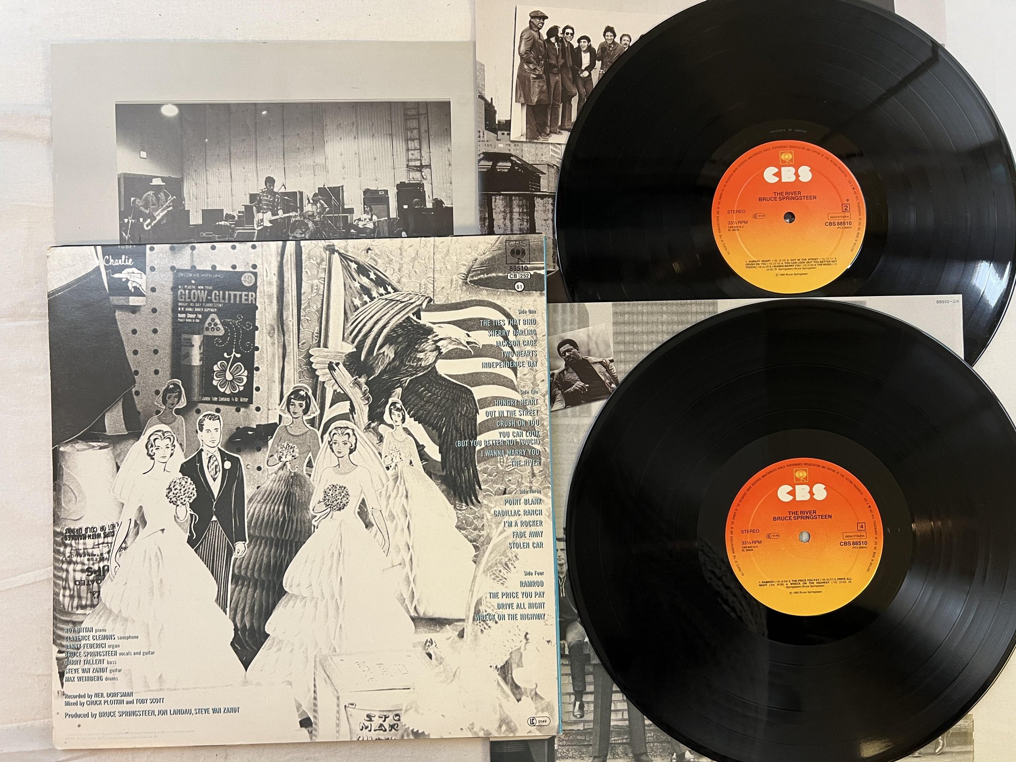 Omslagsbild för skivan BRUCE SPRINGSTEEN the river 2xLP -80 Hol CBS 88510