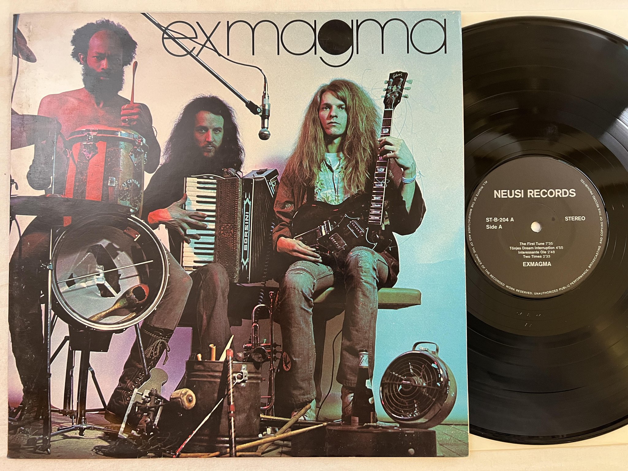 Omslagsbild för skivan EXMAGMA s/t LP -73 Ger NEUSI ST-B-204 *** Rare Krautrock ***