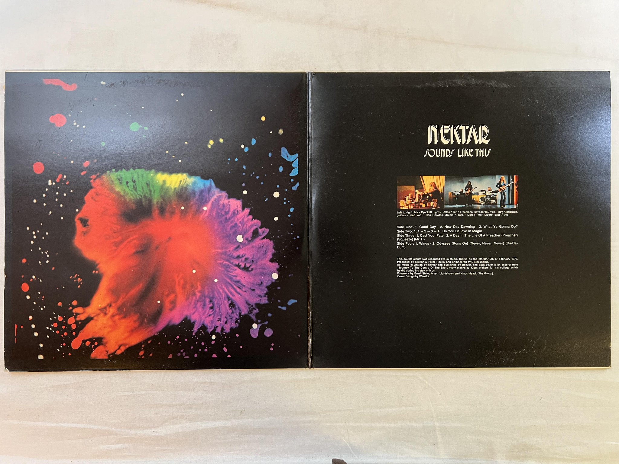 Omslagsbild för skivan NEKTAR Nektar ...Sounds Like This LP -73 UK united artists UAD 60042